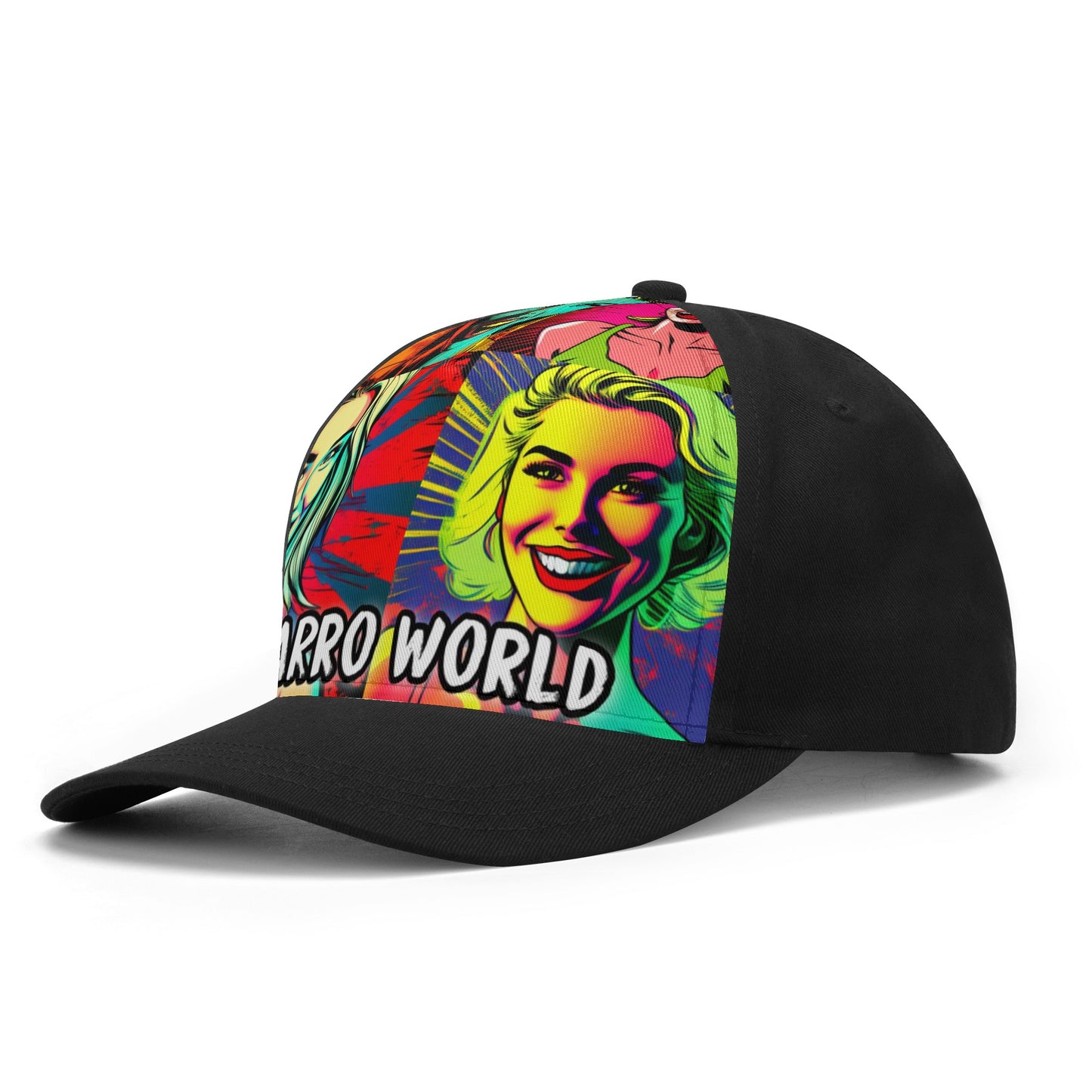 Bizarro World Front Printing Casual Baseball Caps