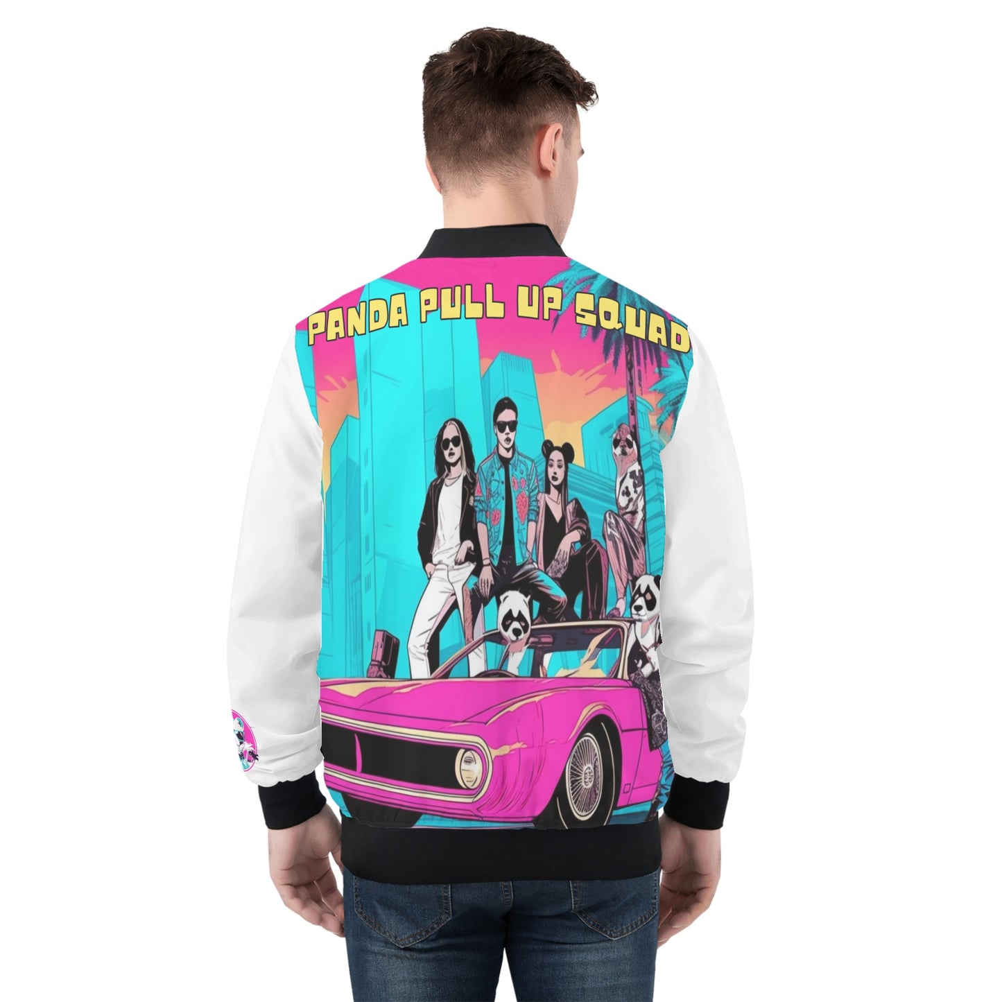 Panda Pull Up Squad Men's Bomber Jacket