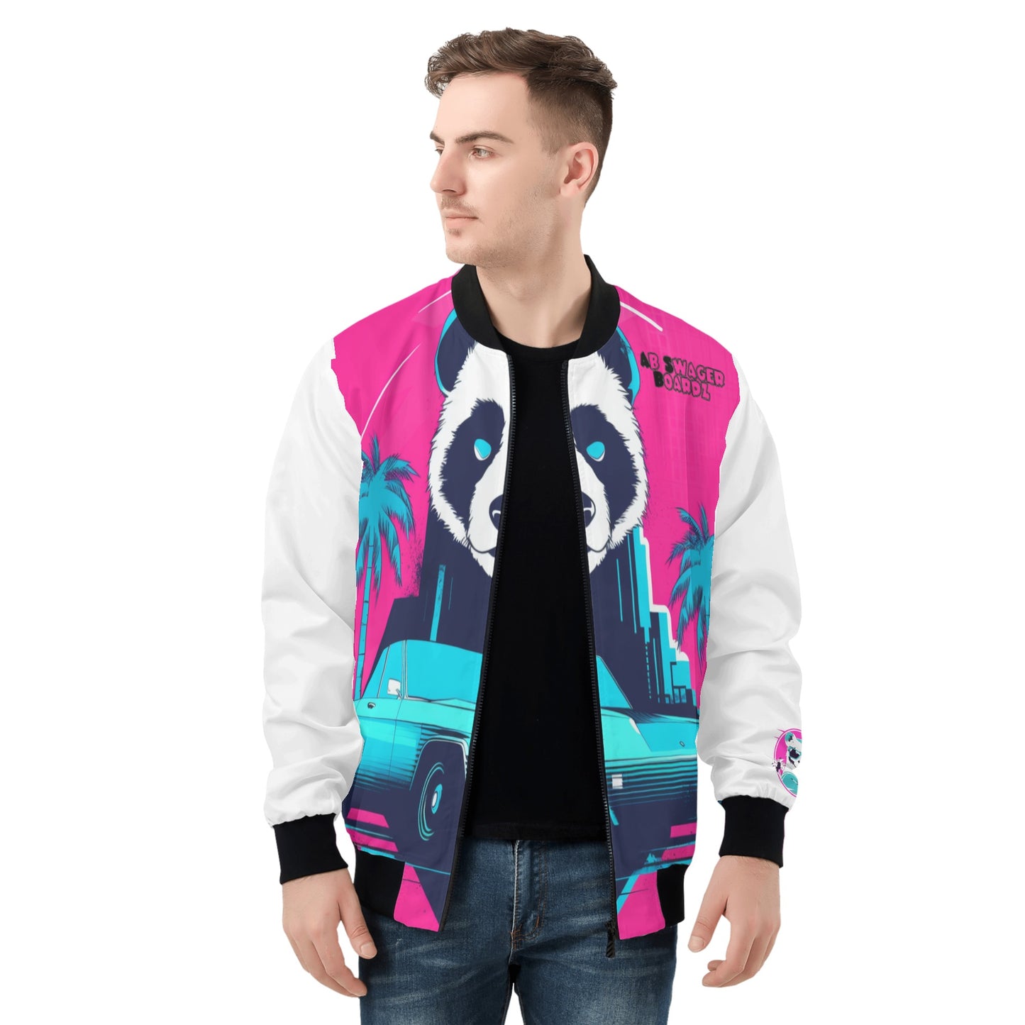 Panda Pull Up Squad Men's Bomber Jacket