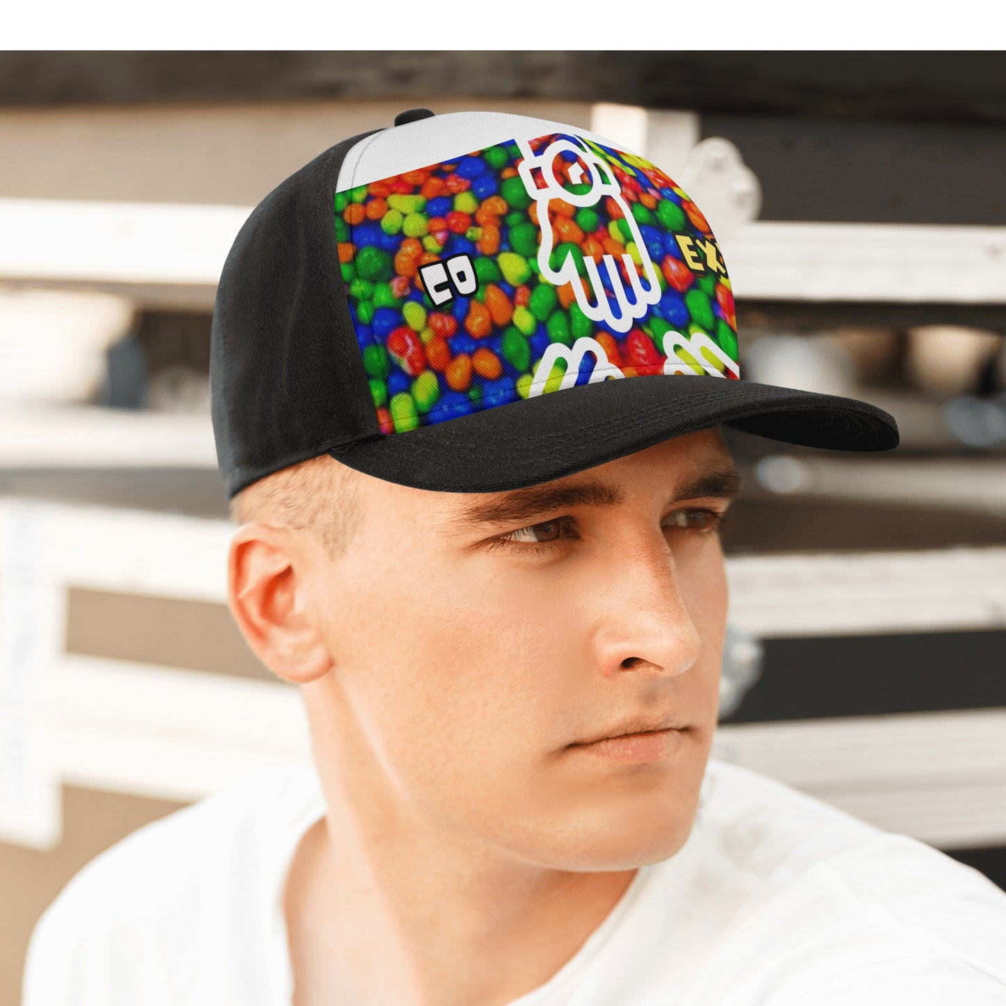 C0 exist-Front Printing Casual Baseball Caps