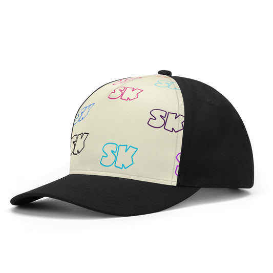 Sk All over Front Printing Casual Baseball Caps