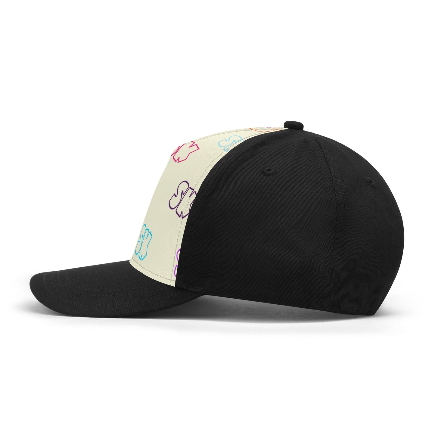 Sk All over Front Printing Casual Baseball Caps