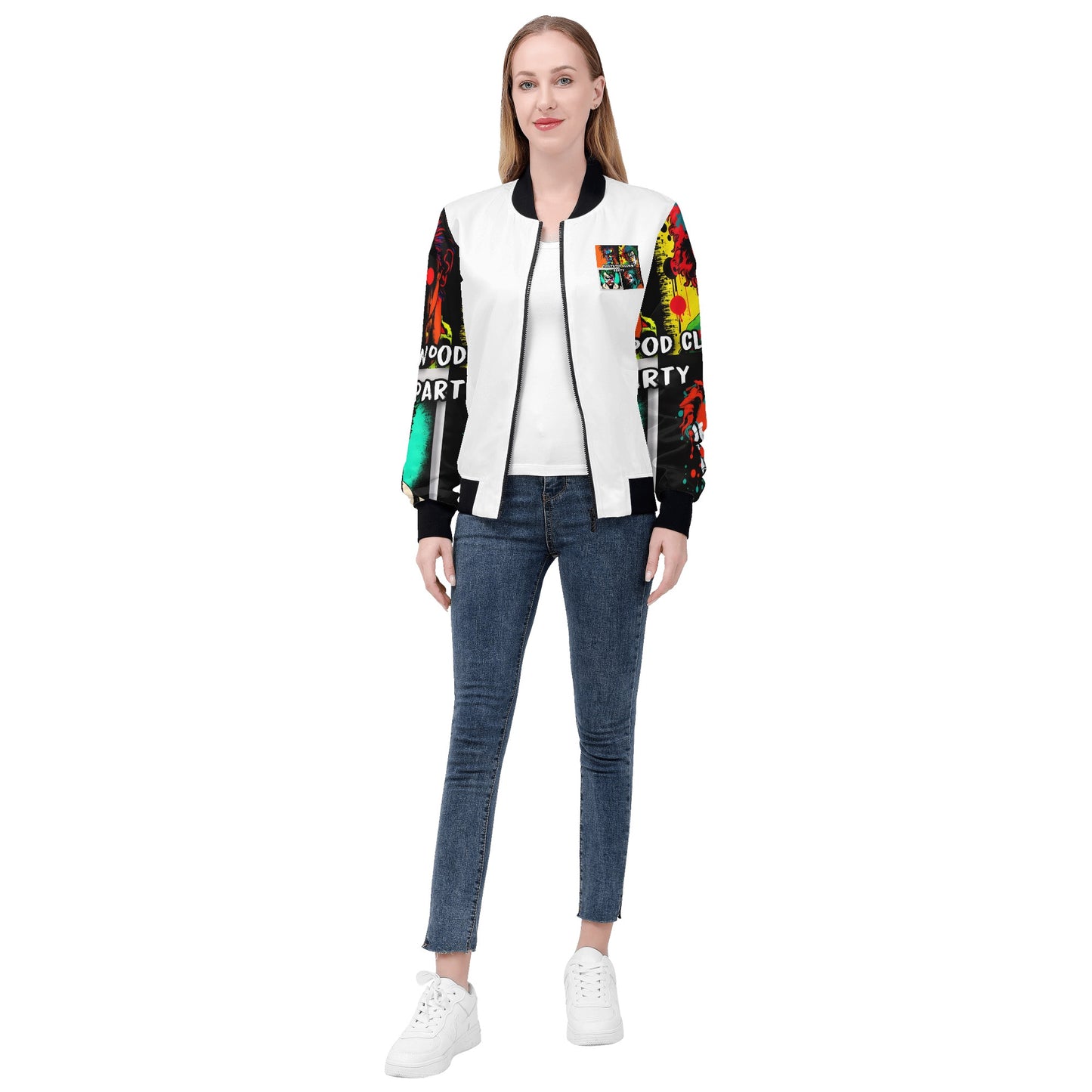 Follywood Clown Party- Women's Bomber Jacket