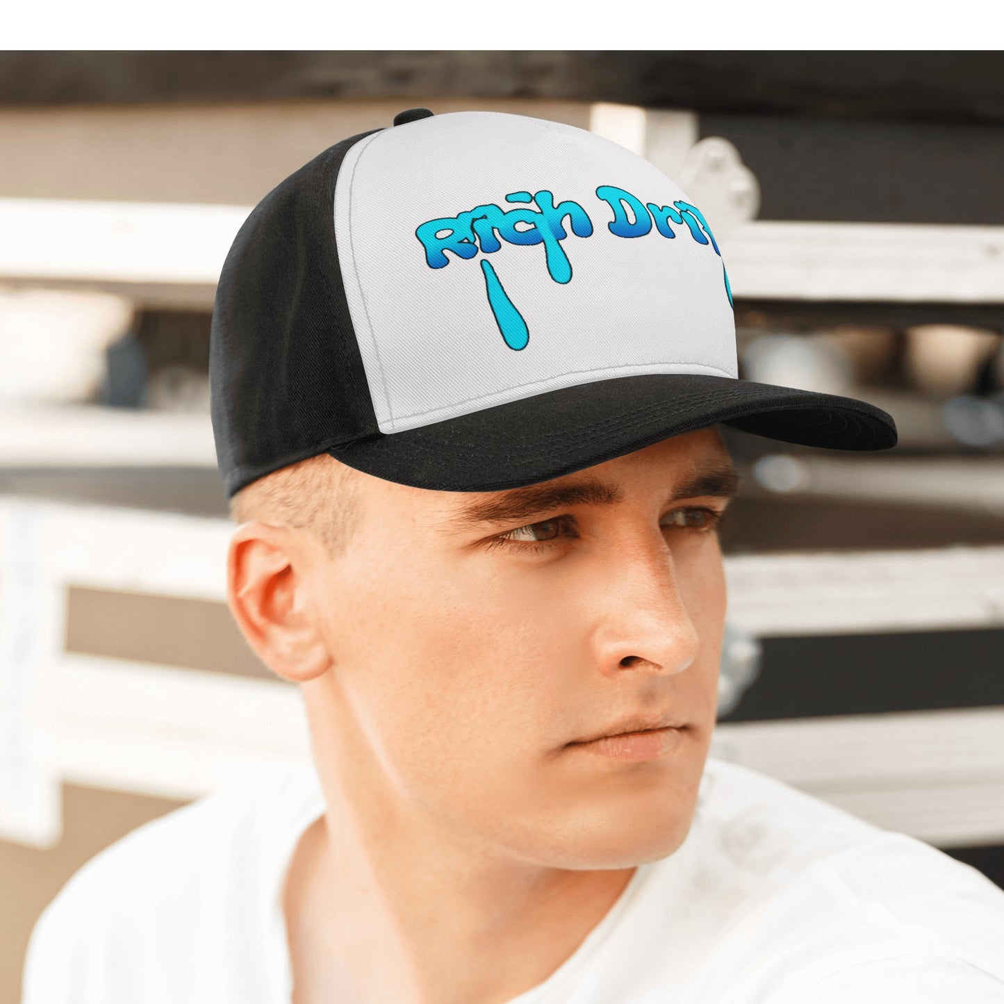 Rich Drip Front Printing Casual Baseball Caps