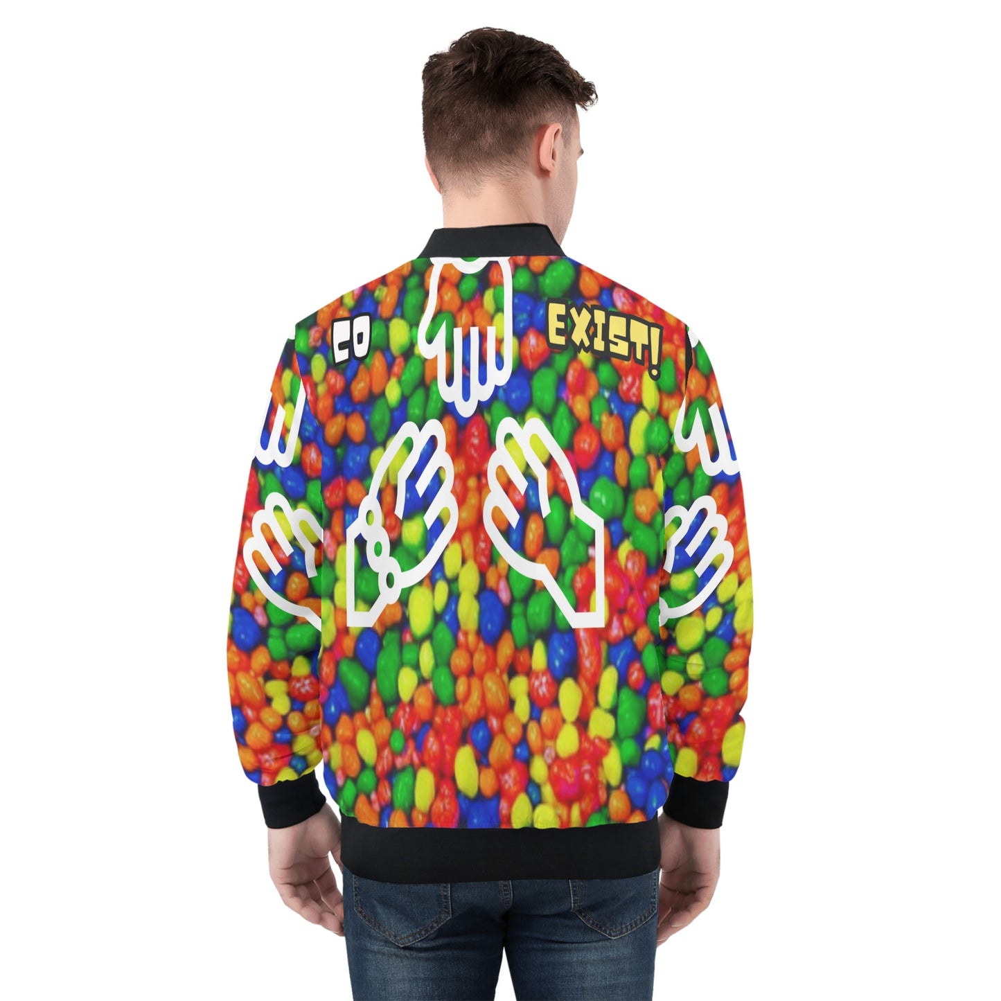 'Co- exist' Men's Bomber Jacket