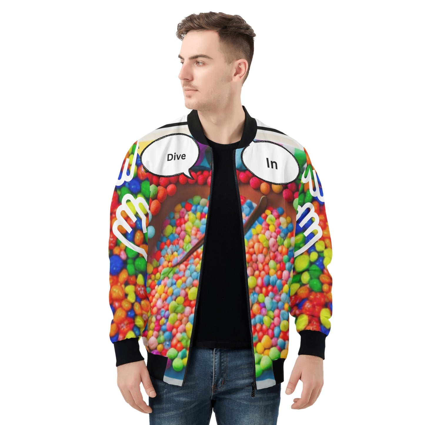 'Co- exist' Men's Bomber Jacket