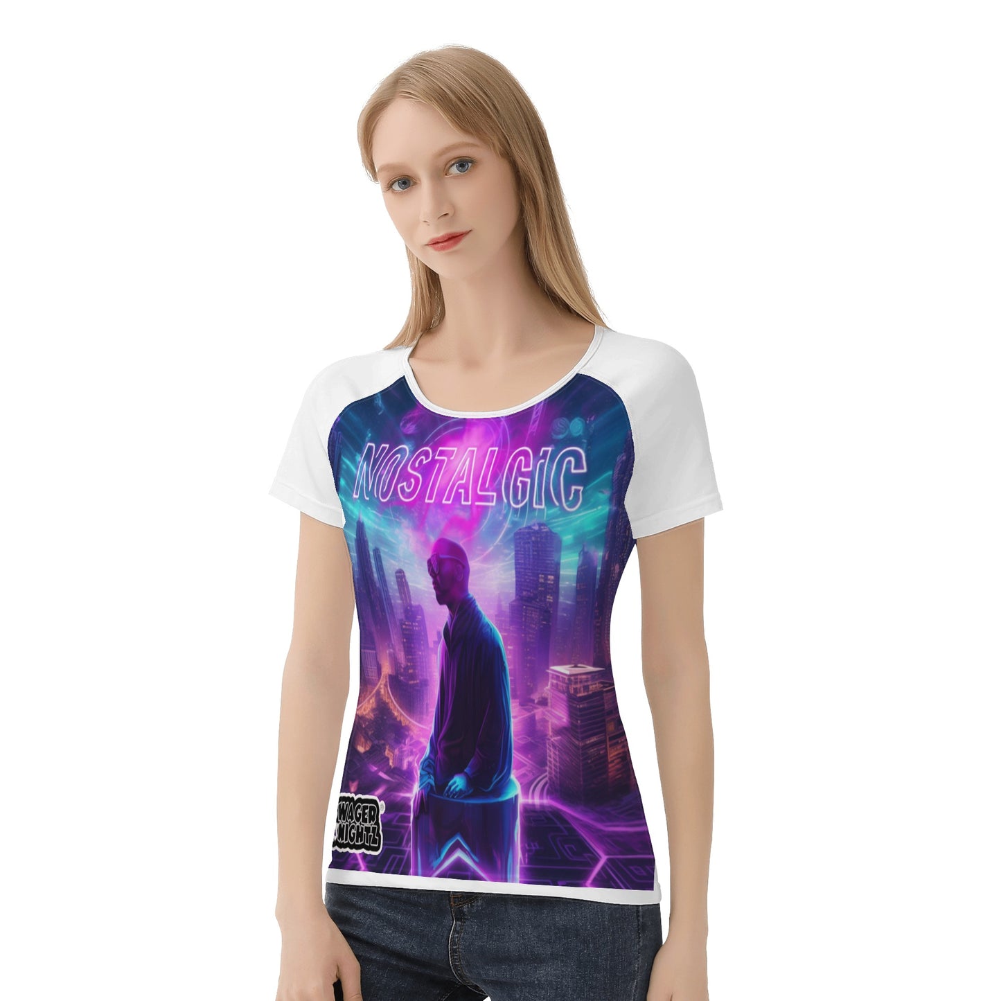 Swager Knightz- Nostalgic Women's All-Over Print T shirt