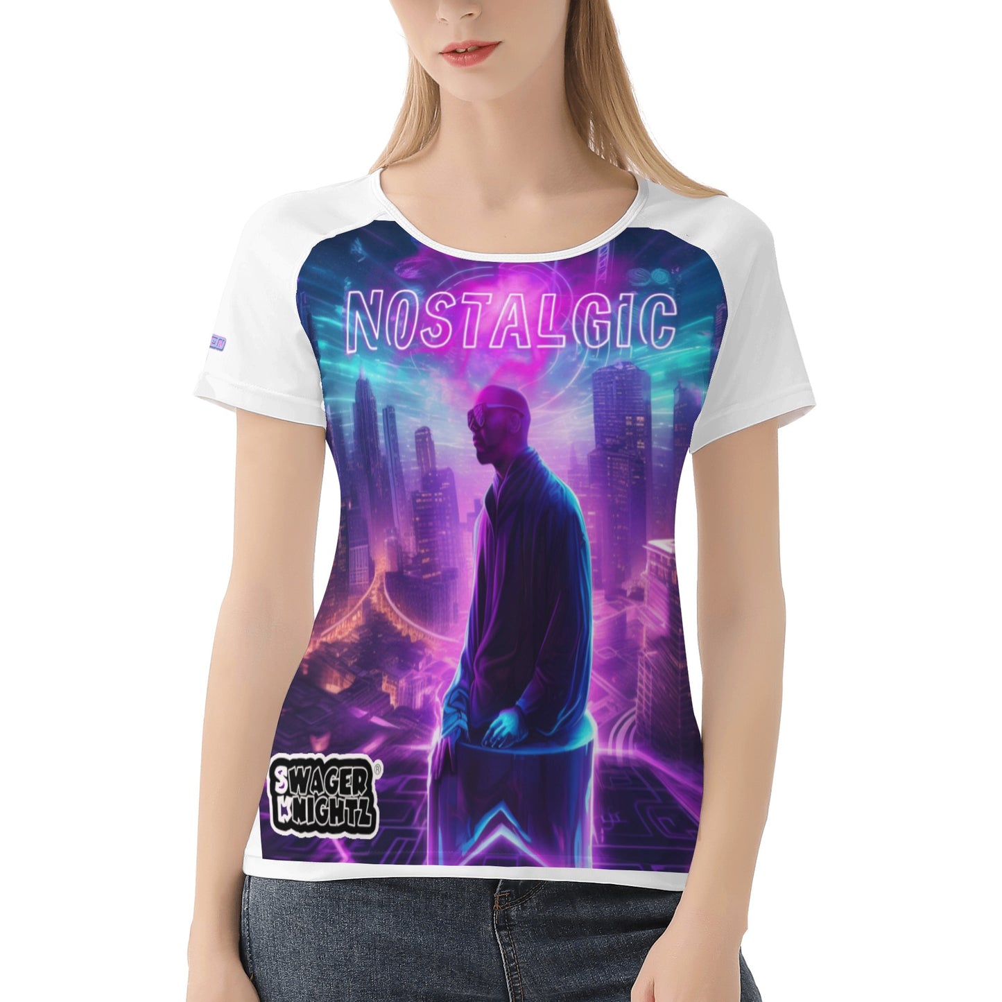 Swager Knightz- Nostalgic Women's All-Over Print T shirt