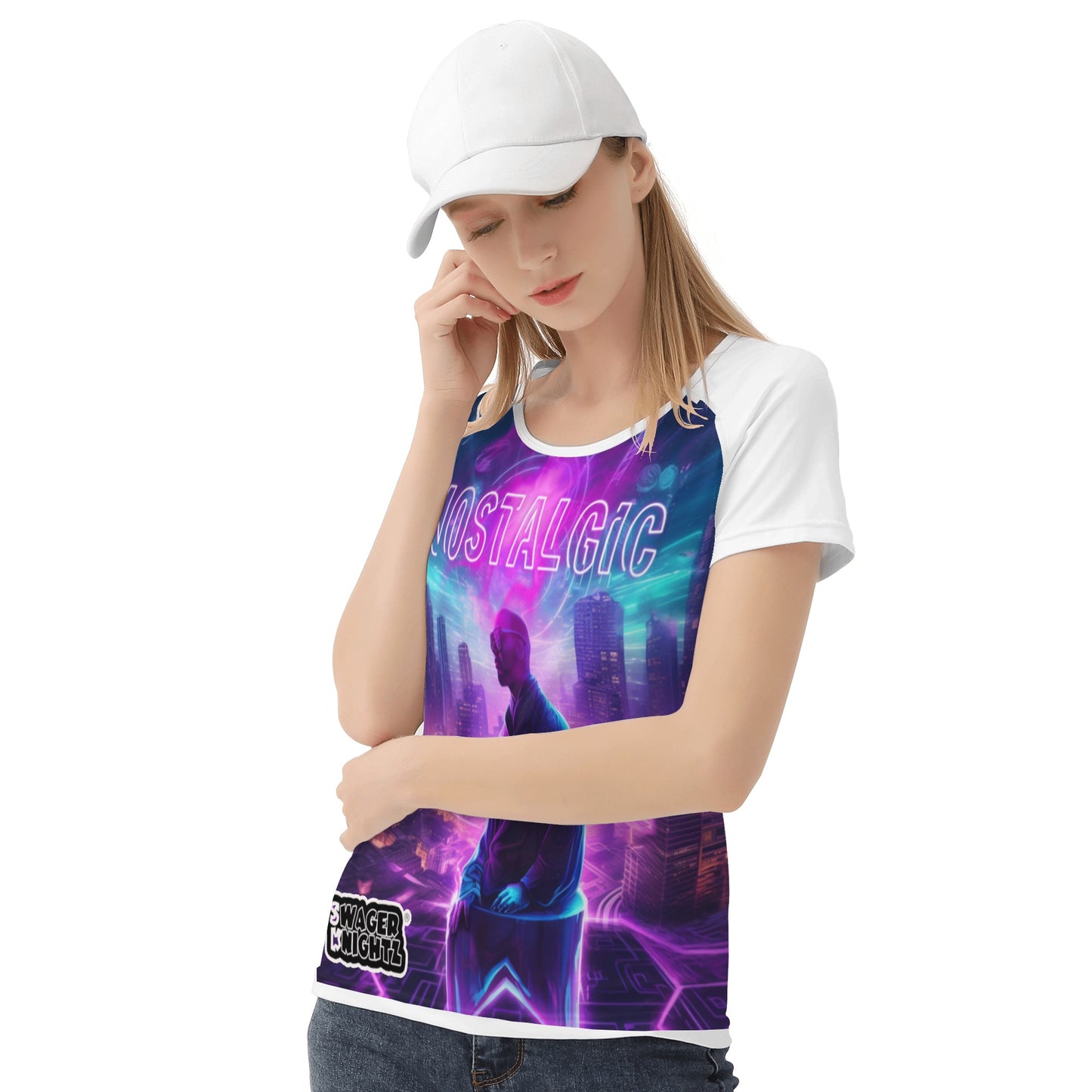 Swager Knightz- Nostalgic Women's All-Over Print T shirt