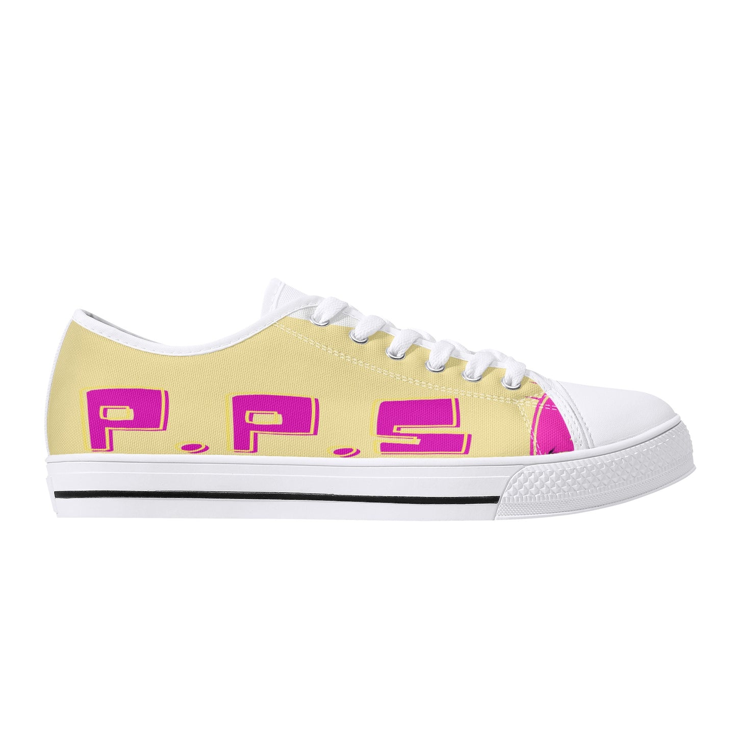 'Tan Panda Pull ups' Men's Low Top Canvas Shoes