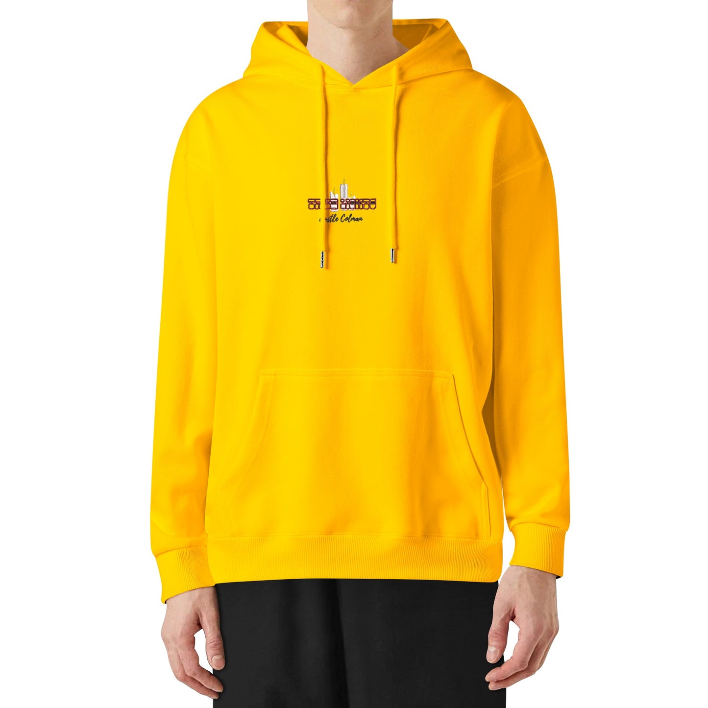 'True Lights' by Hustle Coleman Adult Embroidered Pullover Hoodie