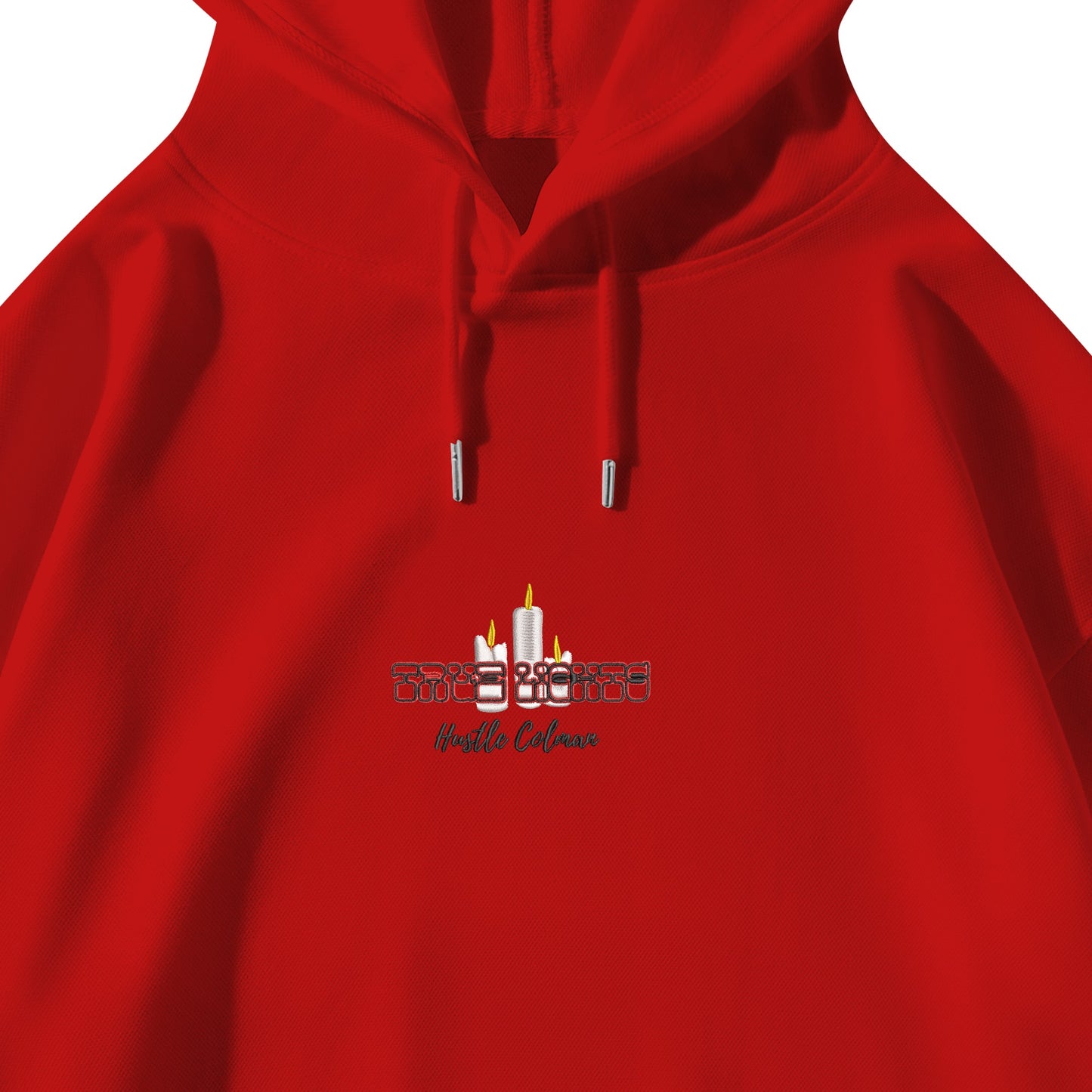 'True Lights' by Hustle Coleman Adult Embroidered Pullover Hoodie