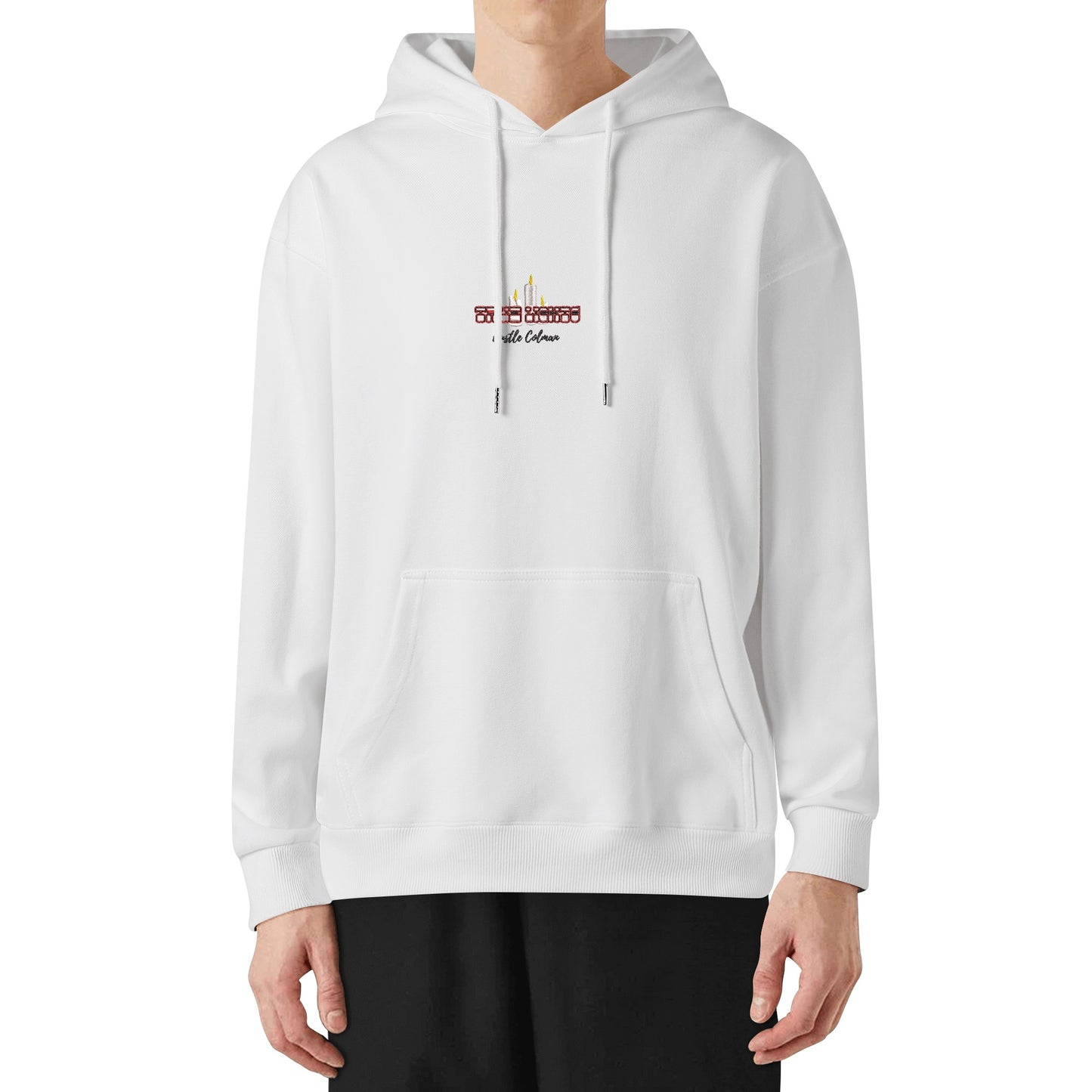 'True Lights' by Hustle Coleman Adult Embroidered Pullover Hoodie