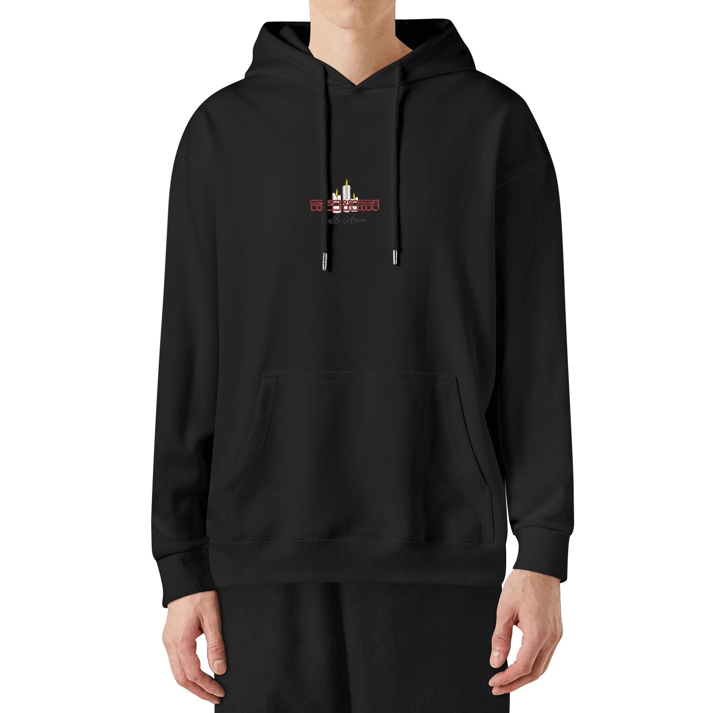 'True Lights' by Hustle Coleman Adult Embroidered Pullover Hoodie