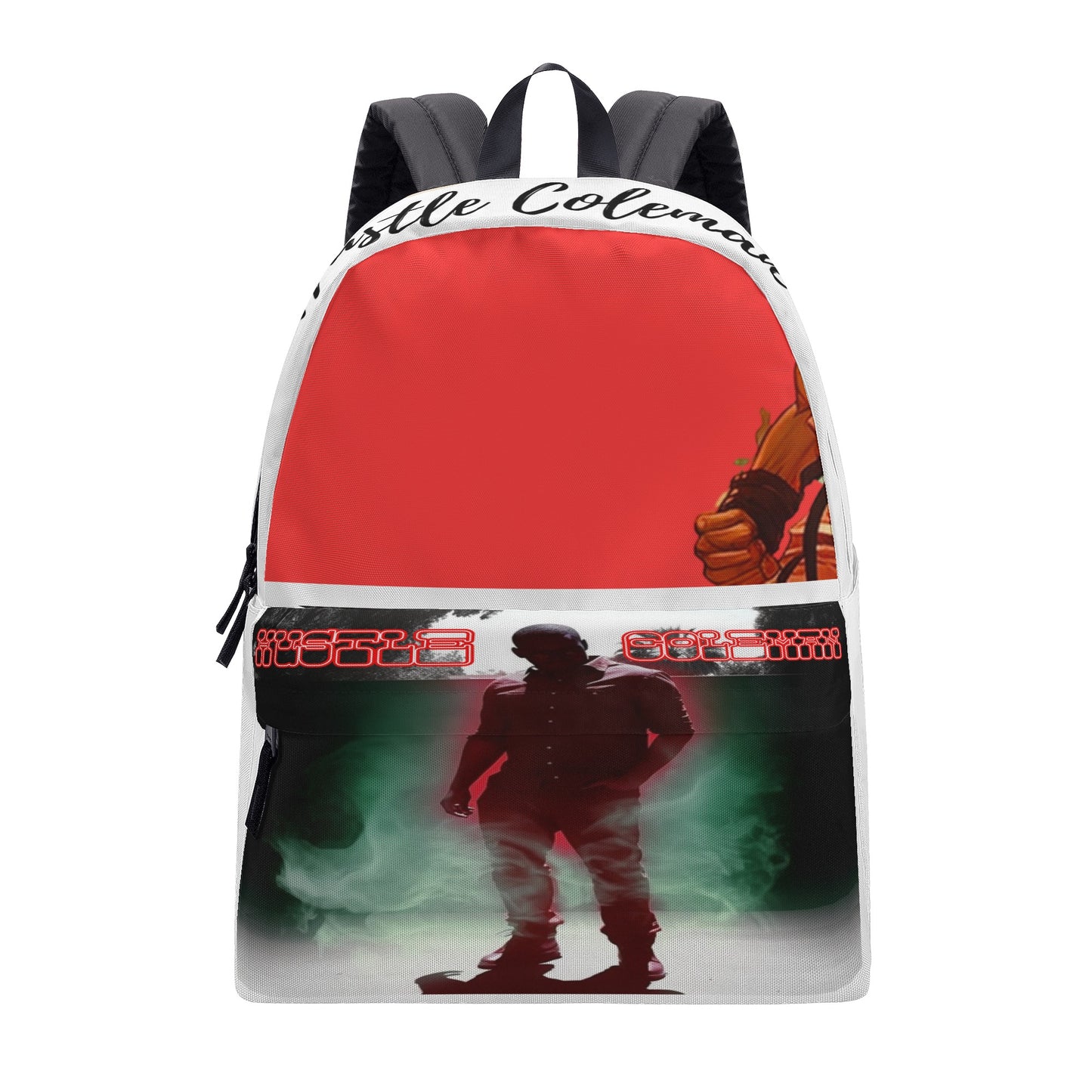 'True Lights' by Hustle Coleman All Over Print Cotton Backpack