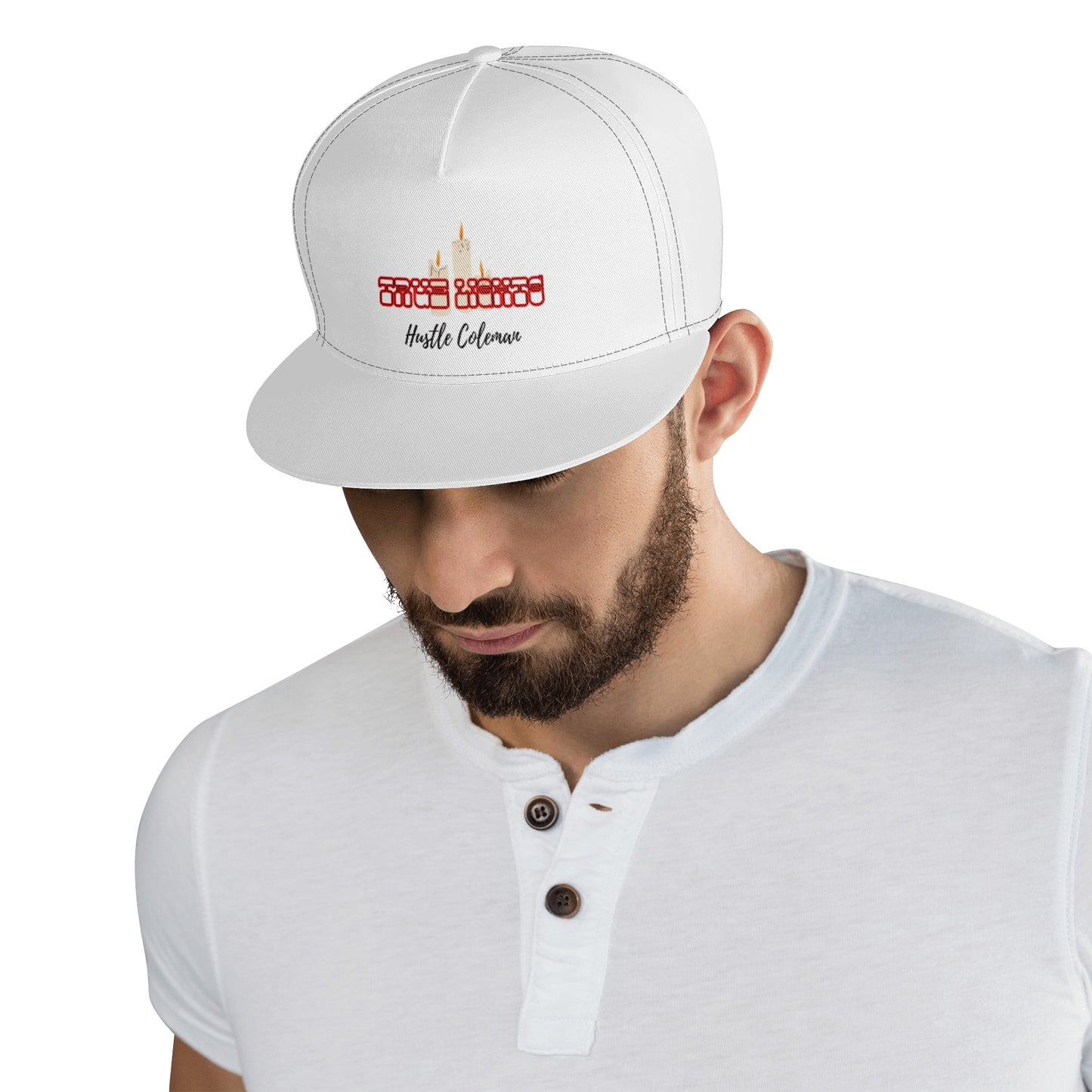 True Lights-By Hustle Coleman All White Cap