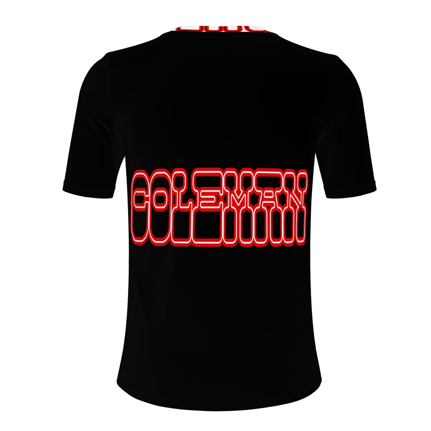 Hustle Coleman BLk & Red Men's All Over Print T-shirts