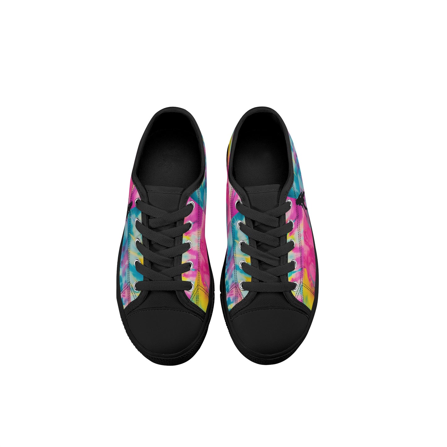 SWager Knightz-Tie Dye Kid's Low Top Canvas Shoes