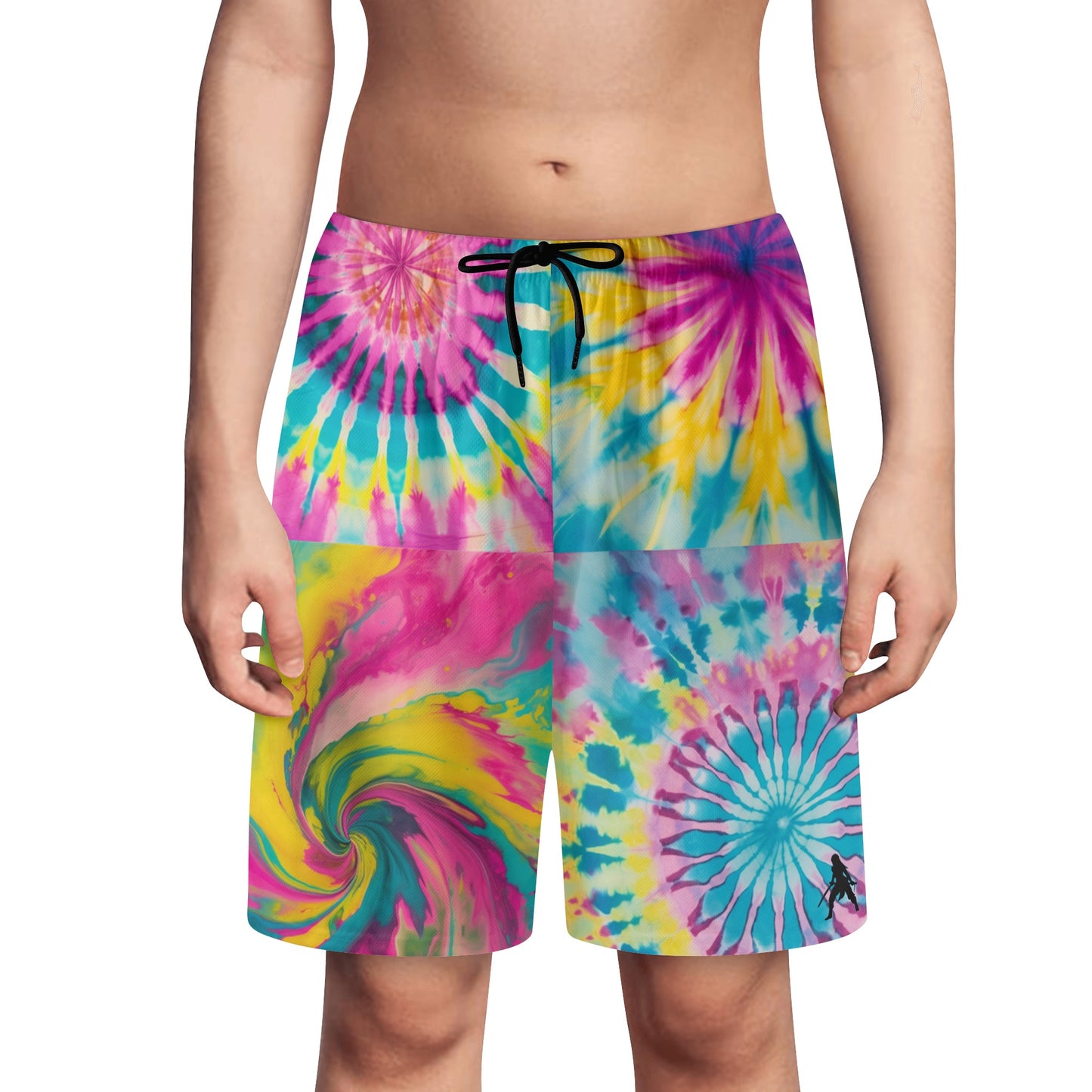 Swager Knightz- Tie Dye Youth Lightweight Beach Shorts