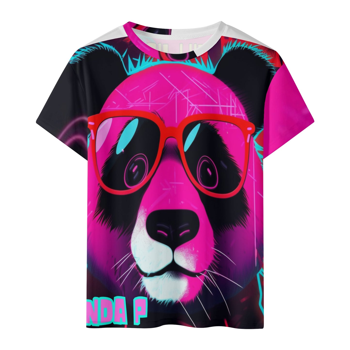 Panda P-Kids All Over Print Short Sleeve T-Shirt