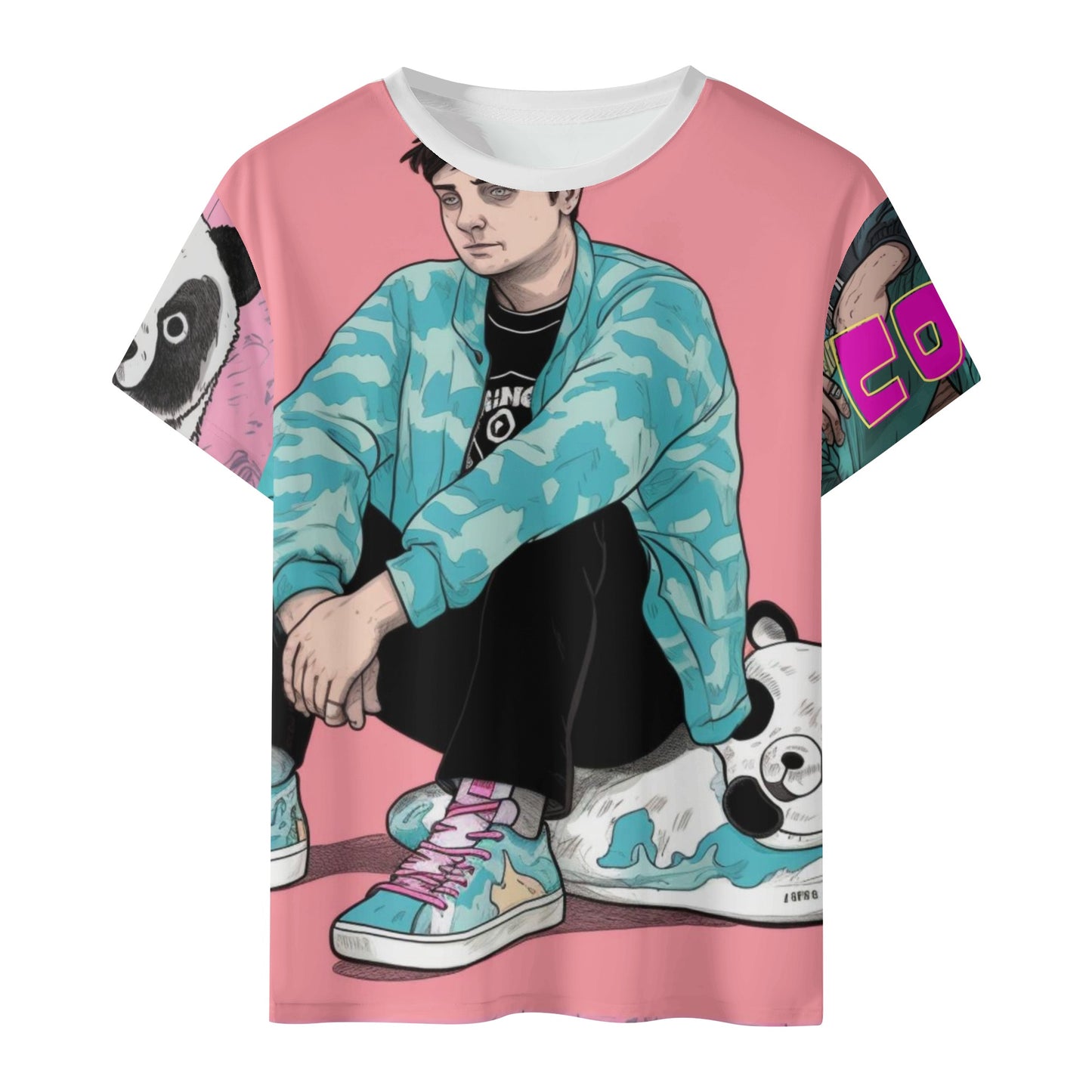 Cody-Kids All Over Print Short Sleeve T-Shirt