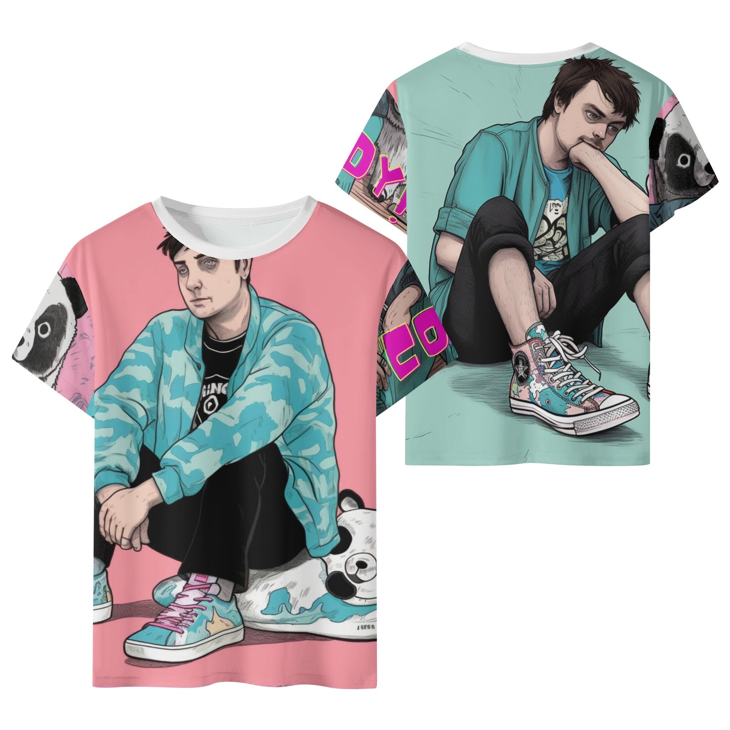 Cody-Kids All Over Print Short Sleeve T-Shirt