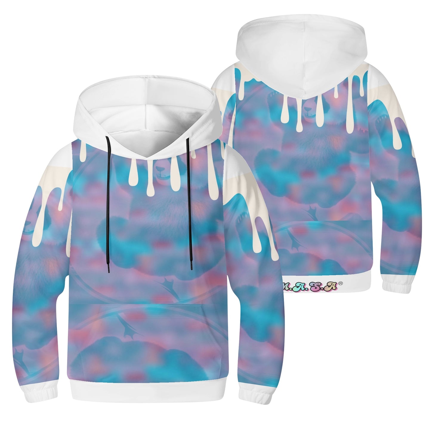 Icy Drip-Youth Lightweight All Over Printing Hoodie Sweatshirt