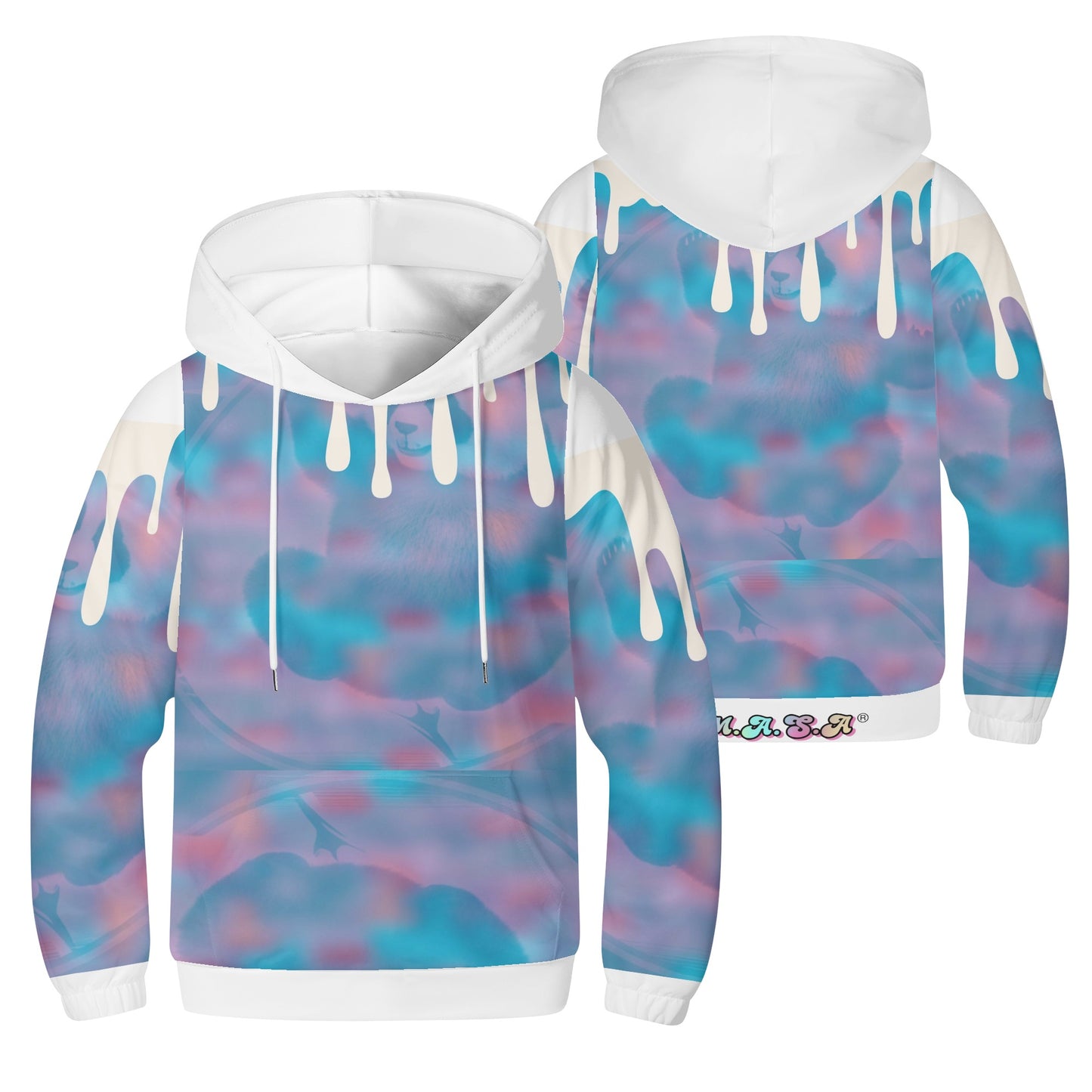 Icy Drip-Youth Lightweight All Over Printing Hoodie Sweatshirt