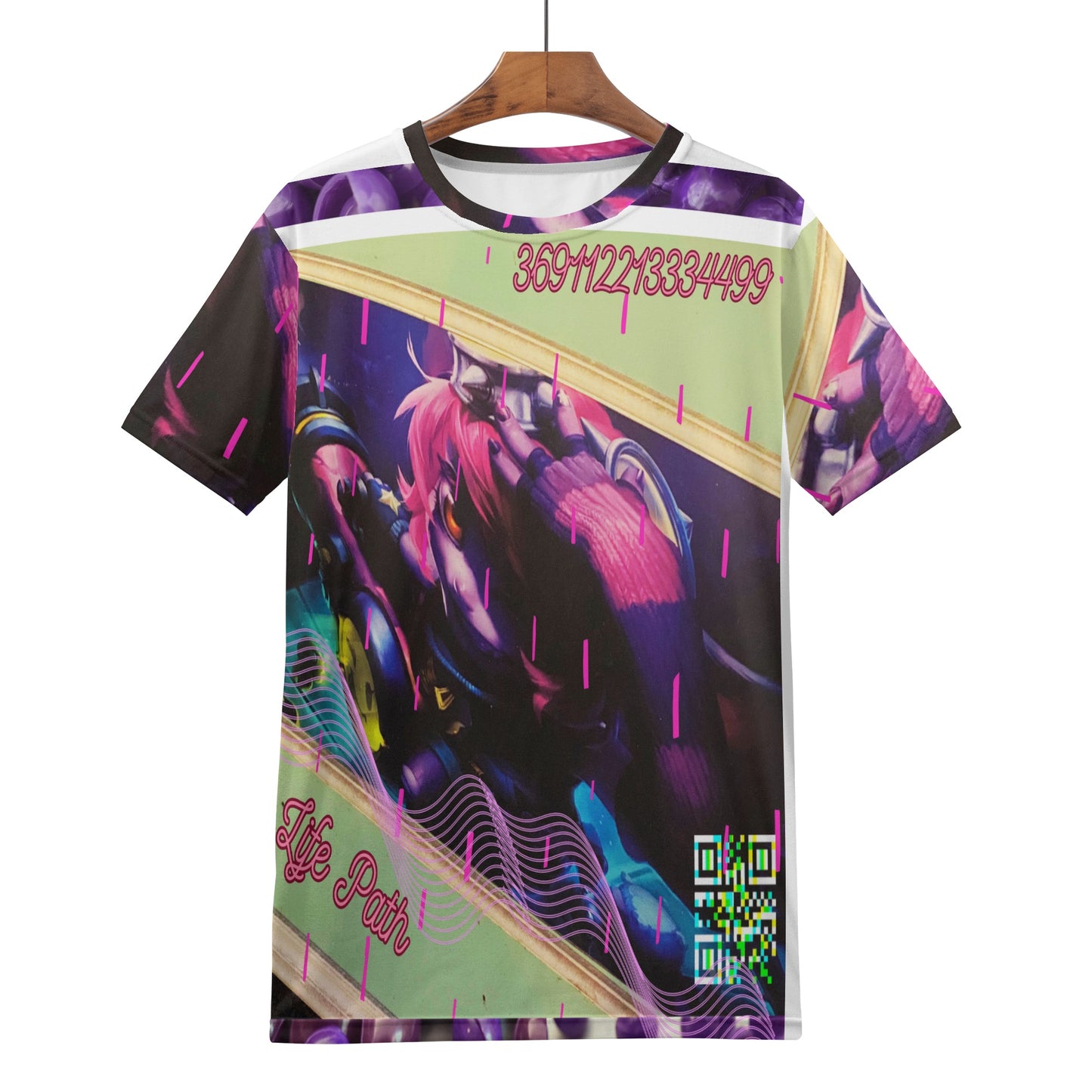 Gusher Life Path Print T-shirt