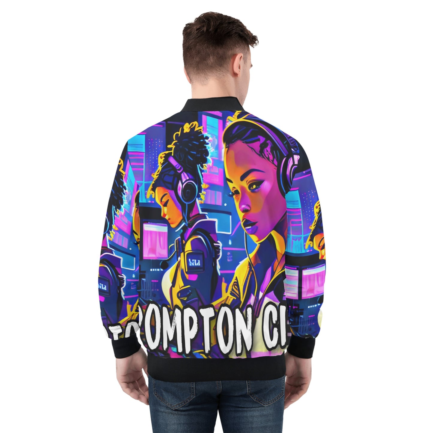 Prompton City-Men's Bomber Jacket