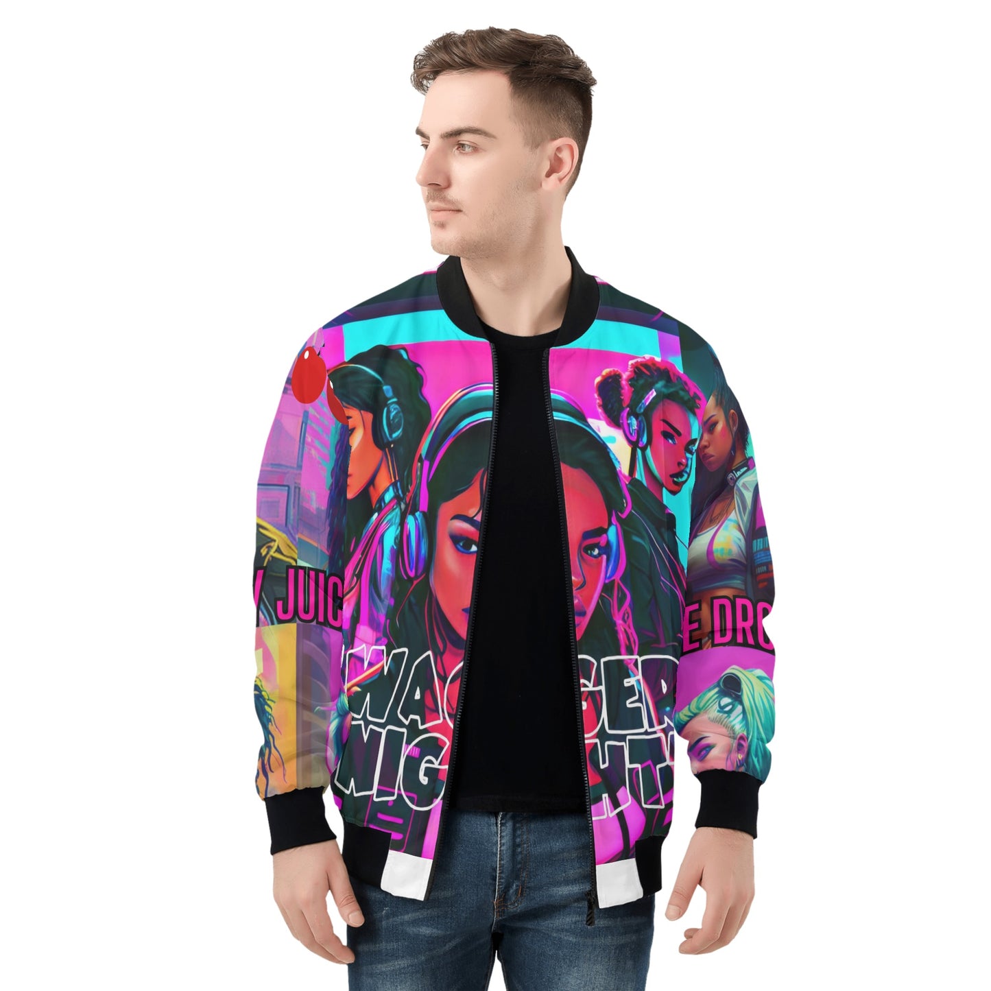 PC Cherry Drops-Men's Bomber Jacket