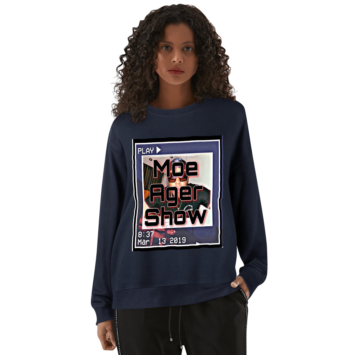 MAS Front & Back Printing Adult Cotton Sweatershirt