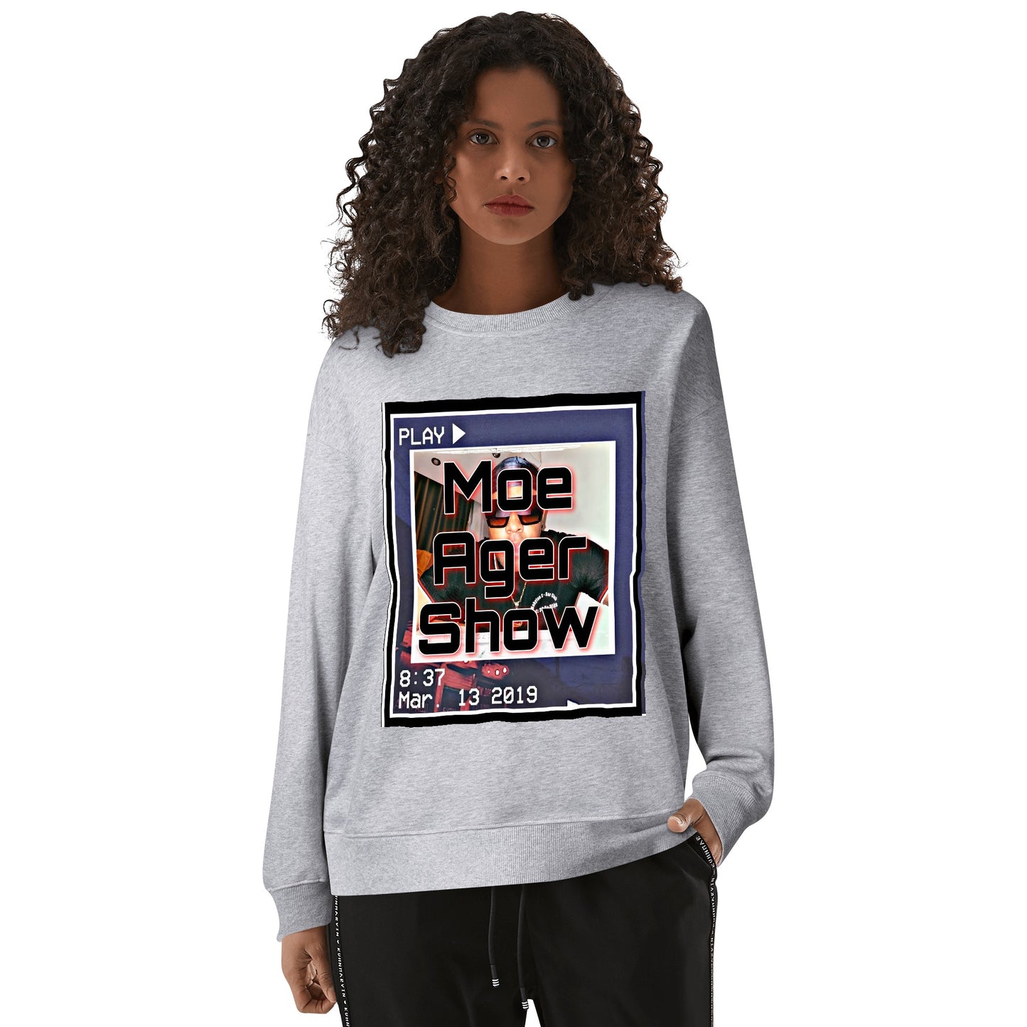 MAS Front & Back Printing Adult Cotton Sweatershirt