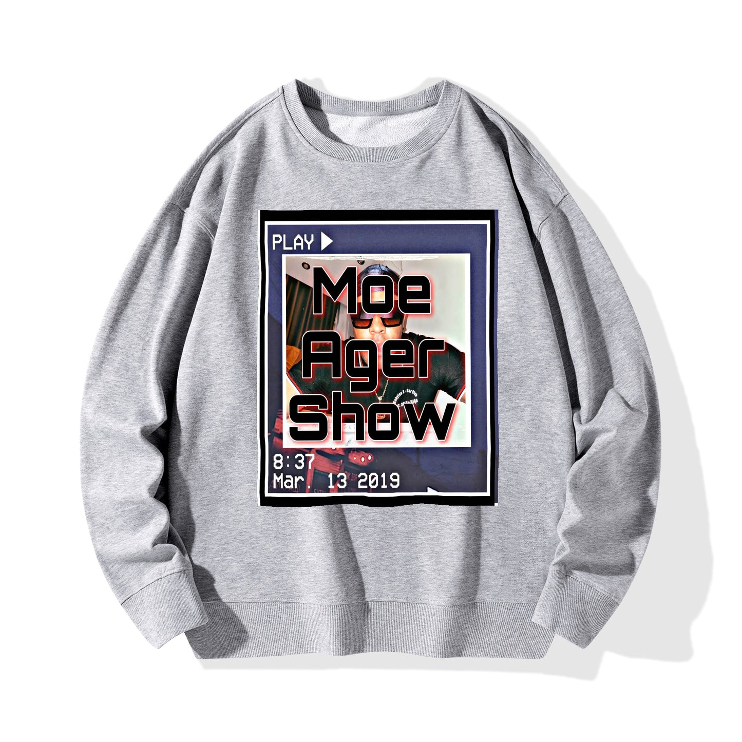 MAS Front & Back Printing Adult Cotton Sweatershirt