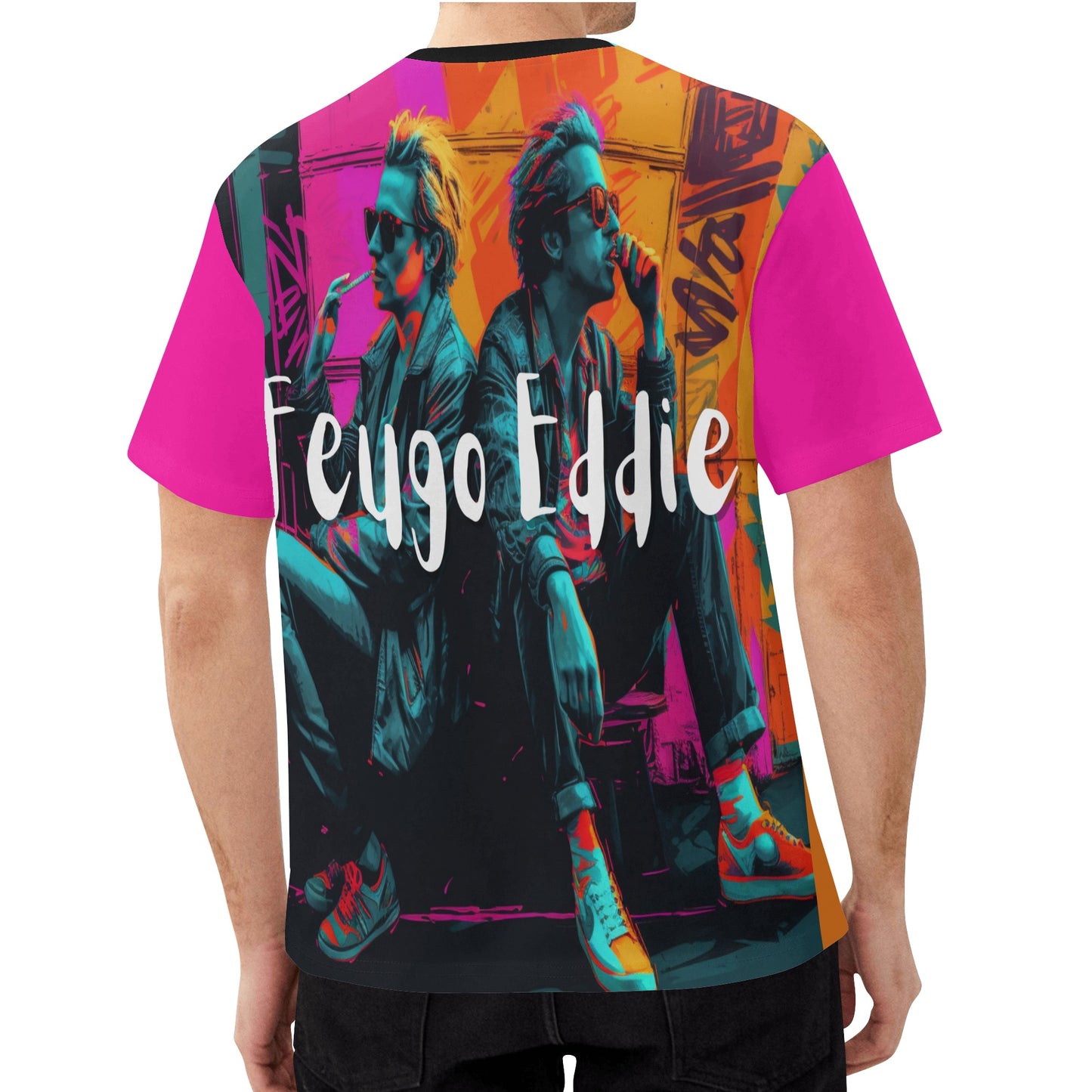 Feugo Eddie-Men's All Over Print Short Sleeve T-Shirt