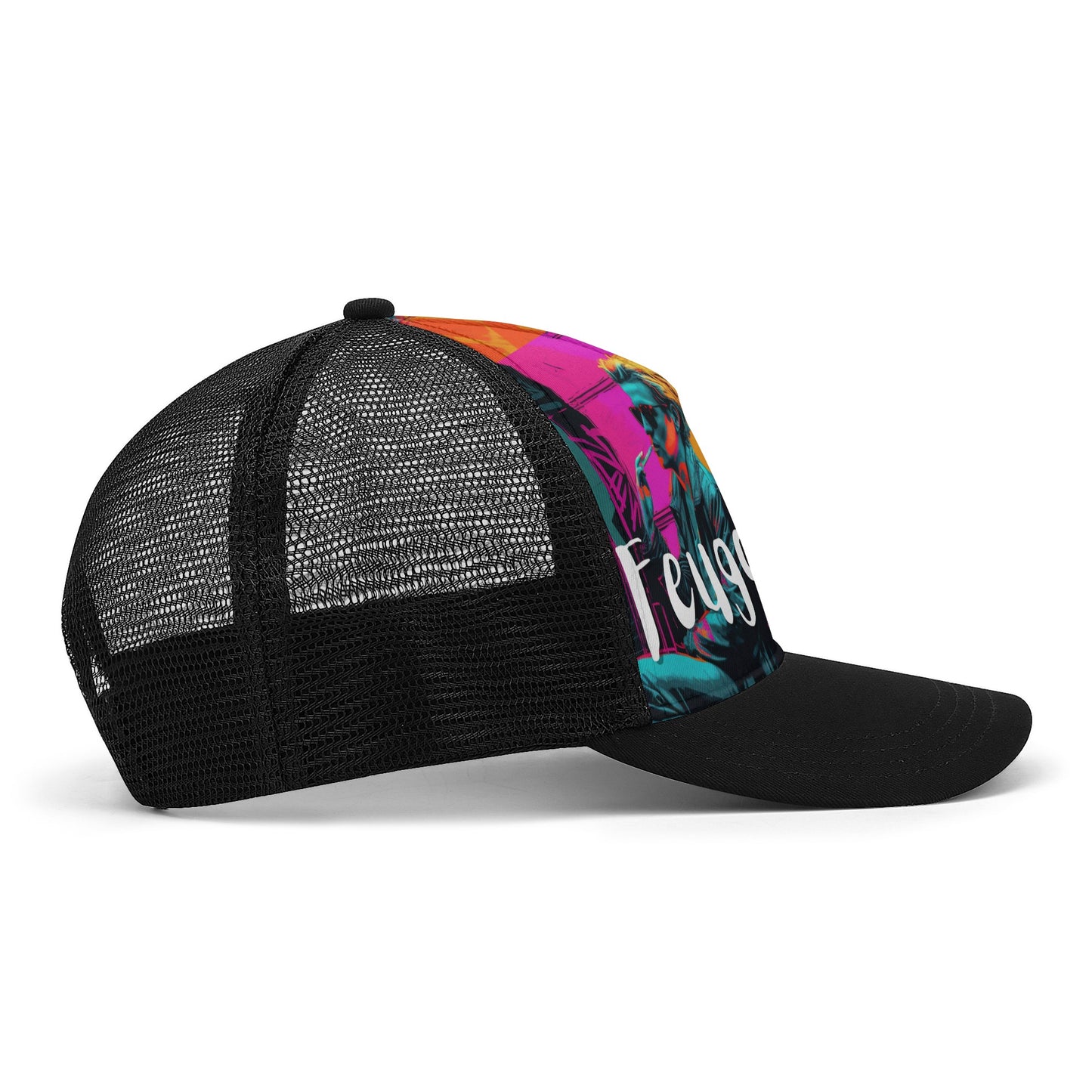 F.E Front Printing Mesh Baseball Caps