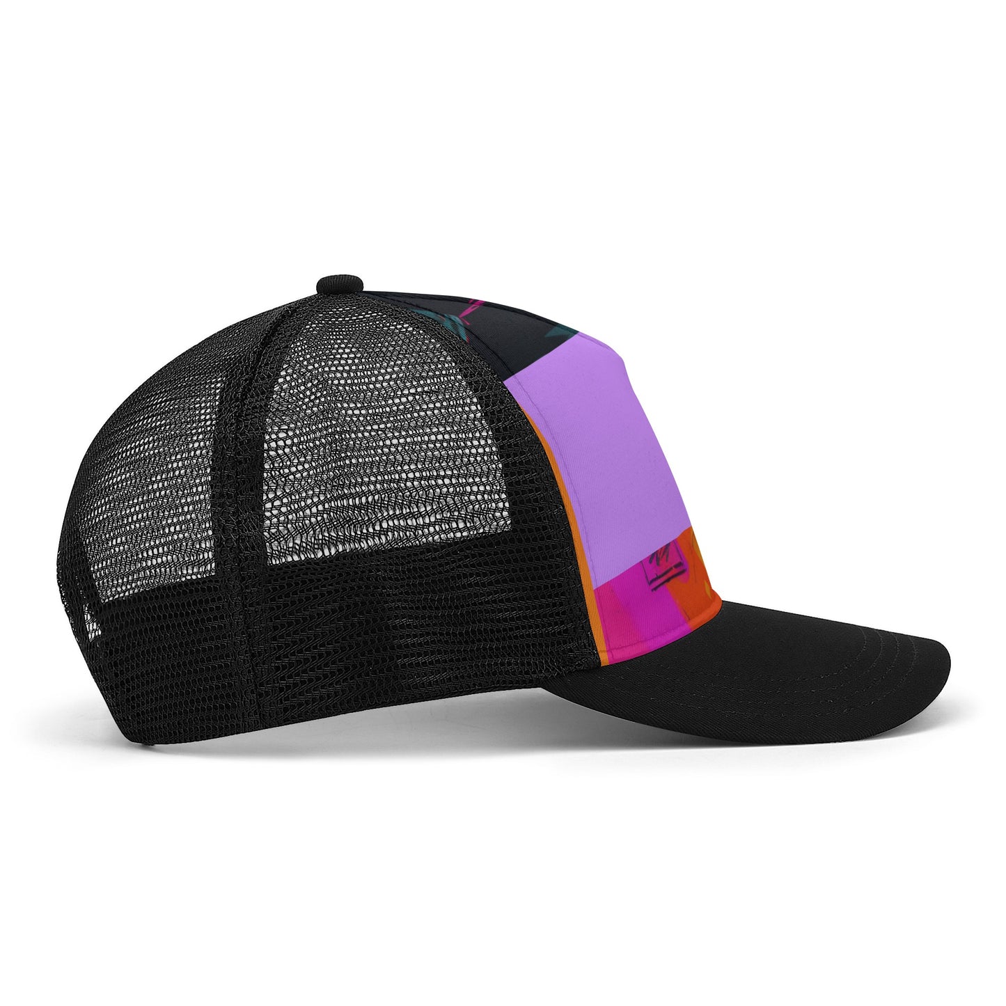 F.E multi color Front Printing Mesh Baseball Caps