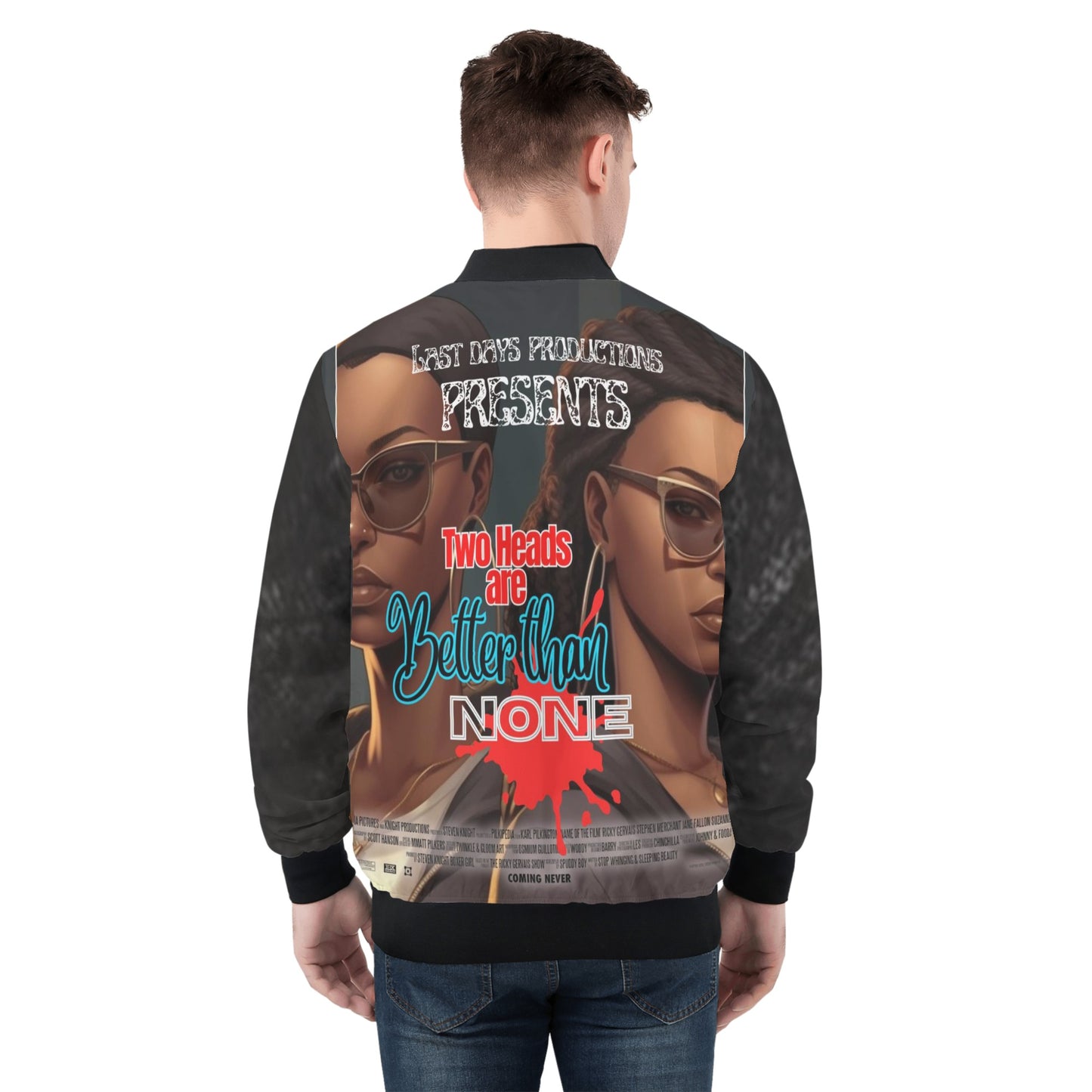 2 Heads Mens Bomber Jacket