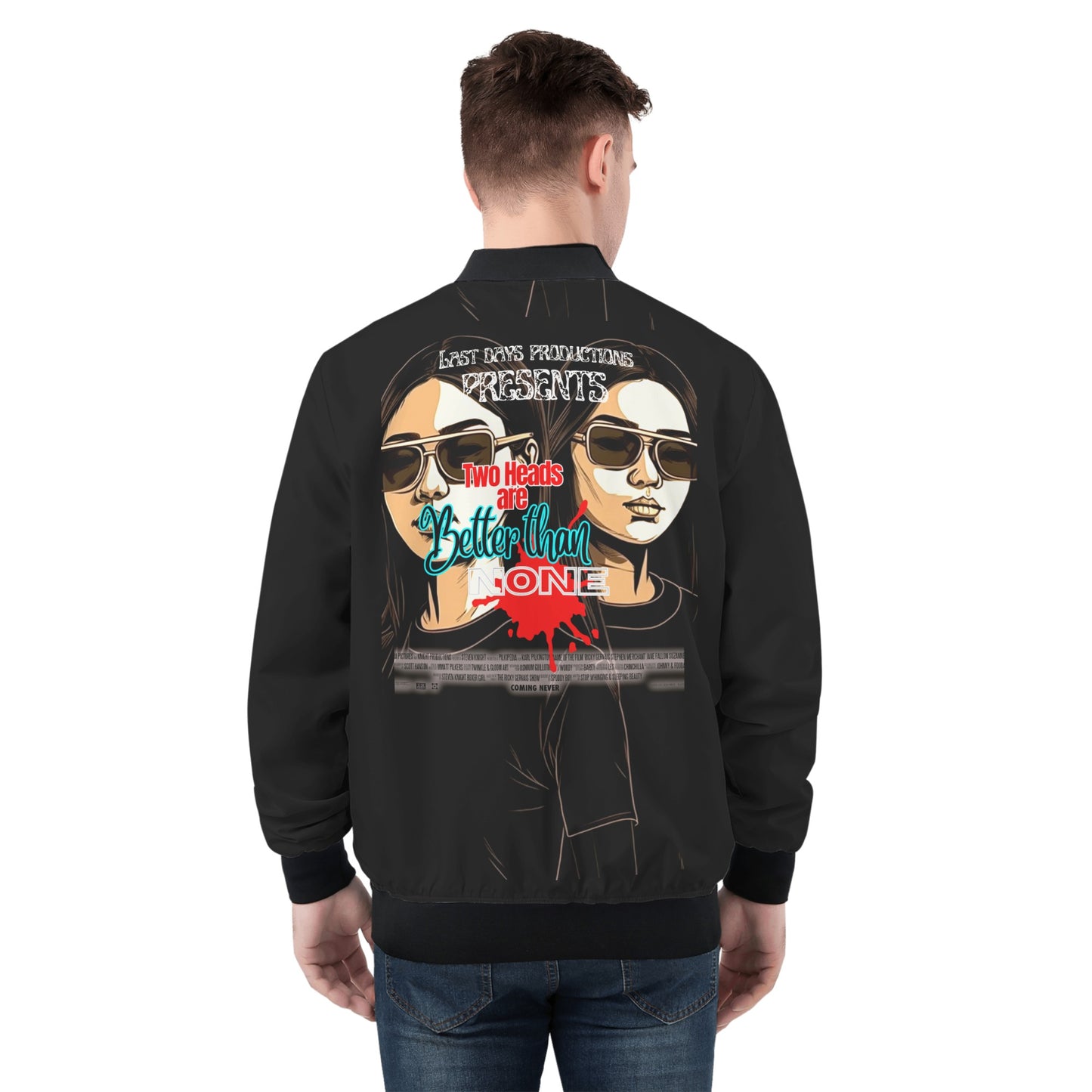 2 heads ASA Mens Bomber Jacket