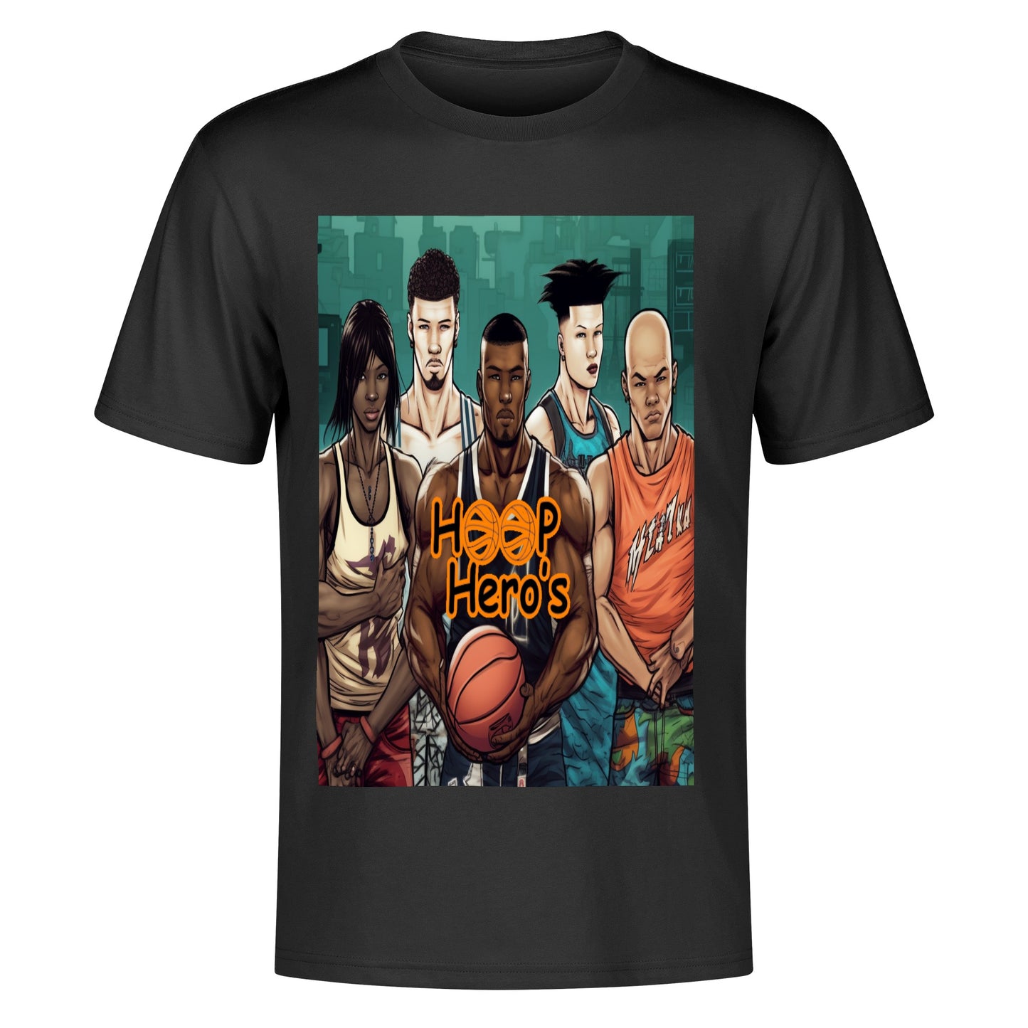 ‘Hoop Hero’s 5 up’ unisex T Shirt