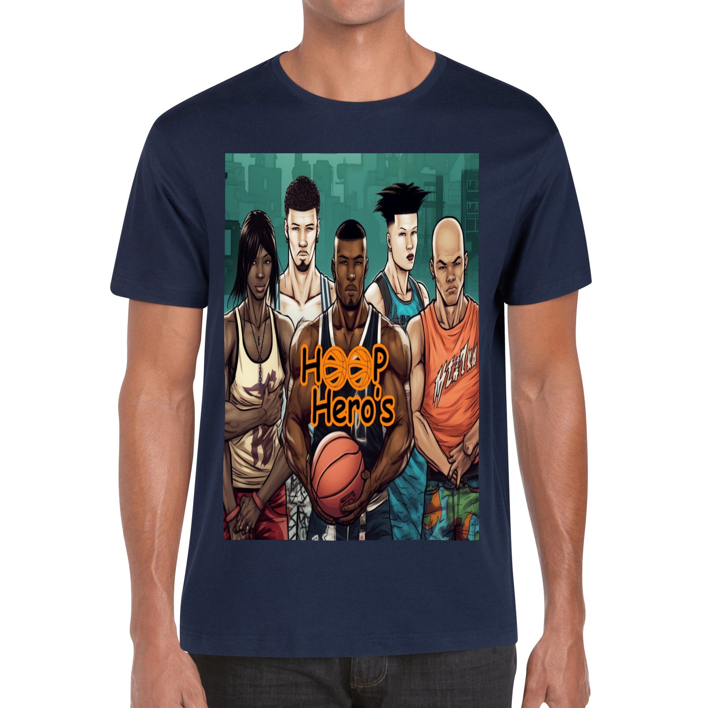 ‘Hoop Hero’s 5 up’ unisex T Shirt