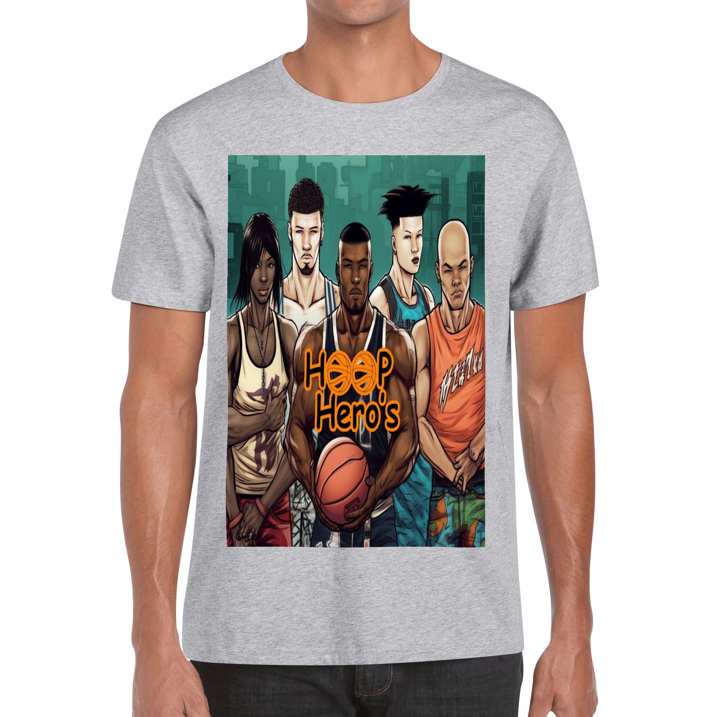 ‘Hoop Hero’s 5 up’ unisex T Shirt