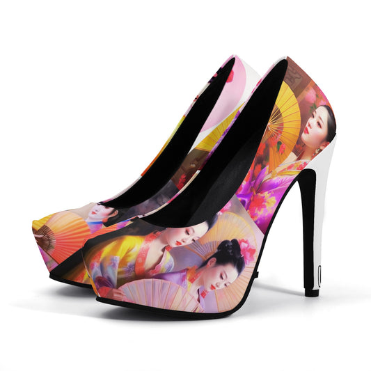 Cultured Heels ‘Centella’-Platform Pumps 5 Inch High Heels