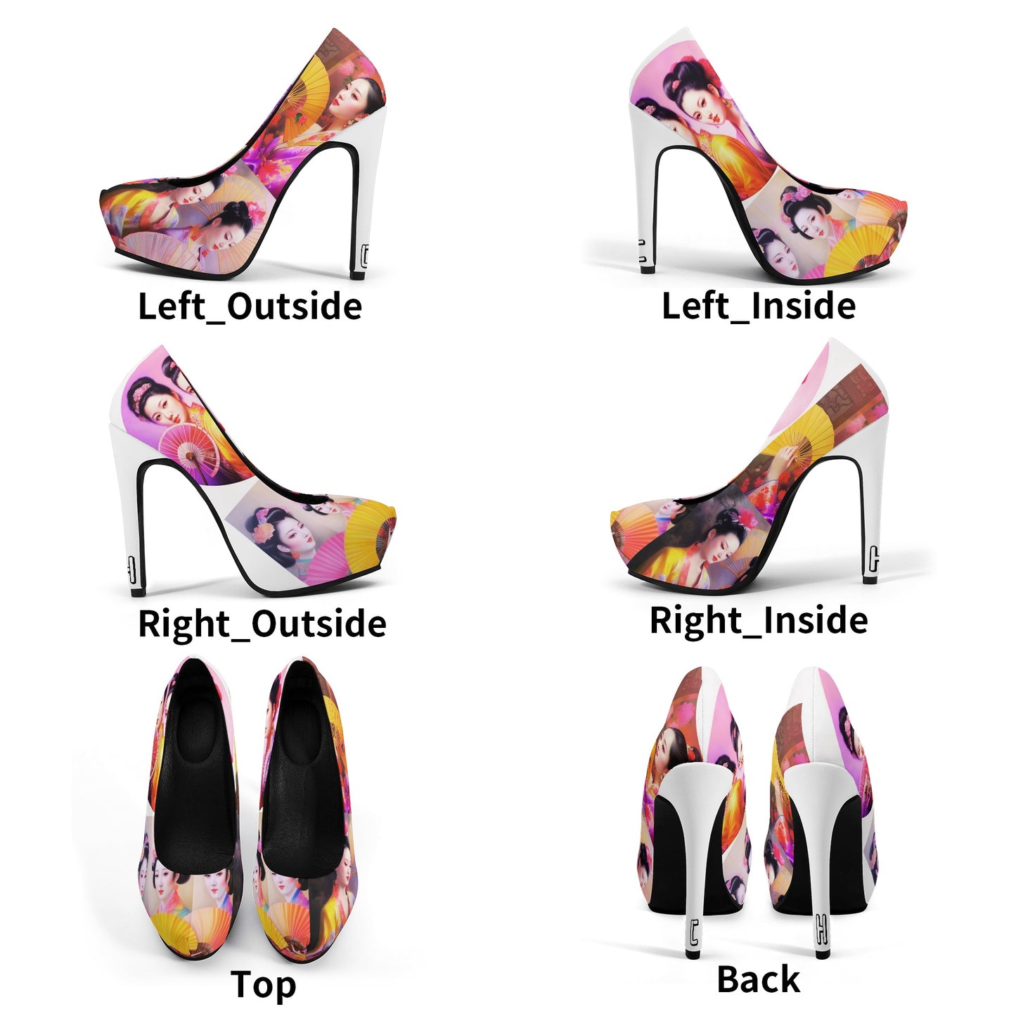 Cultured Heels ‘Centella’-Platform Pumps 5 Inch High Heels