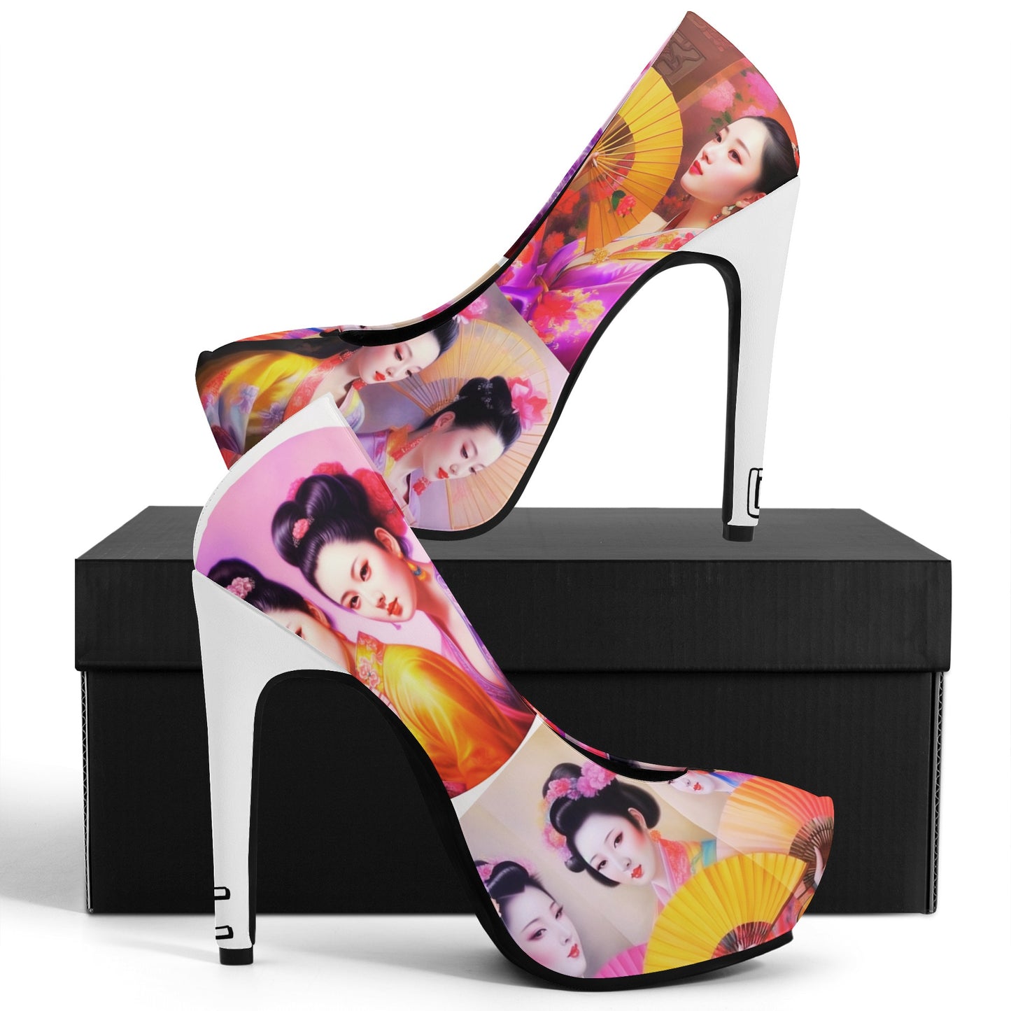 Cultured Heels ‘Centella’-Platform Pumps 5 Inch High Heels
