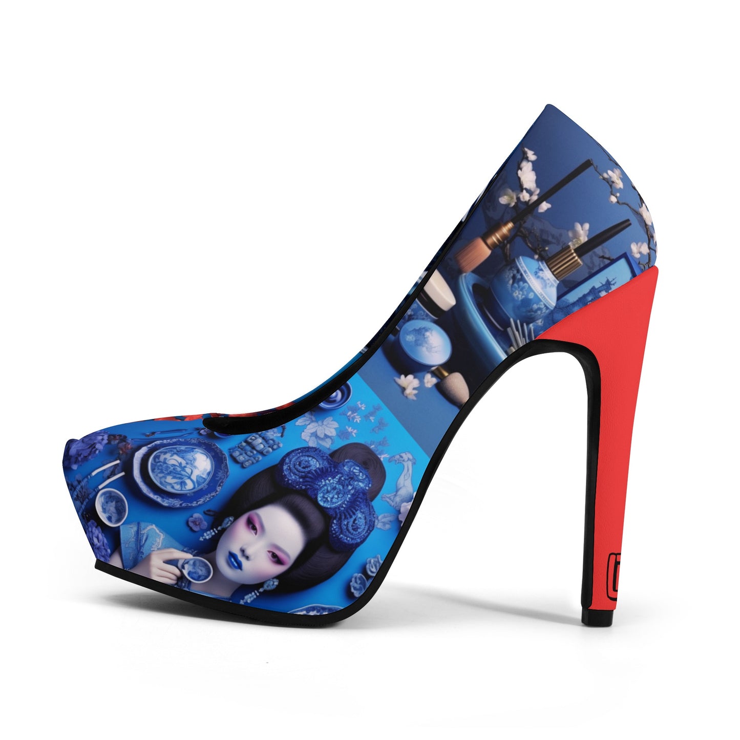 Cultured Heels ‘Azalea’-Platform Pumps 5 Inch High Heels