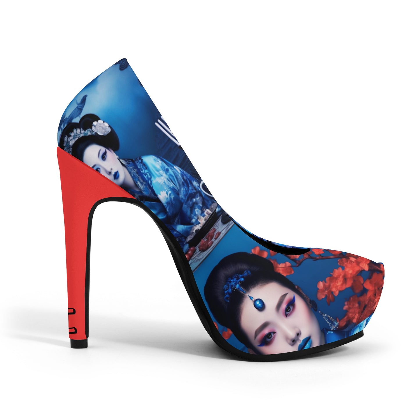 Cultured Heels ‘Azalea’-Platform Pumps 5 Inch High Heels