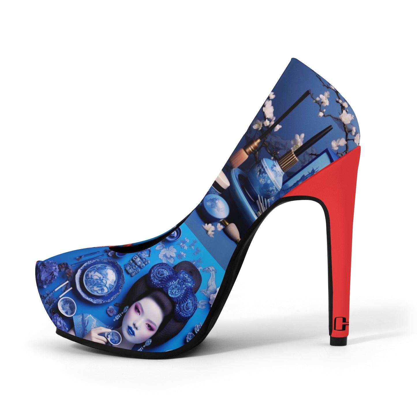 Cultured Heels ‘Azalea’-Platform Pumps 5 Inch High Heels