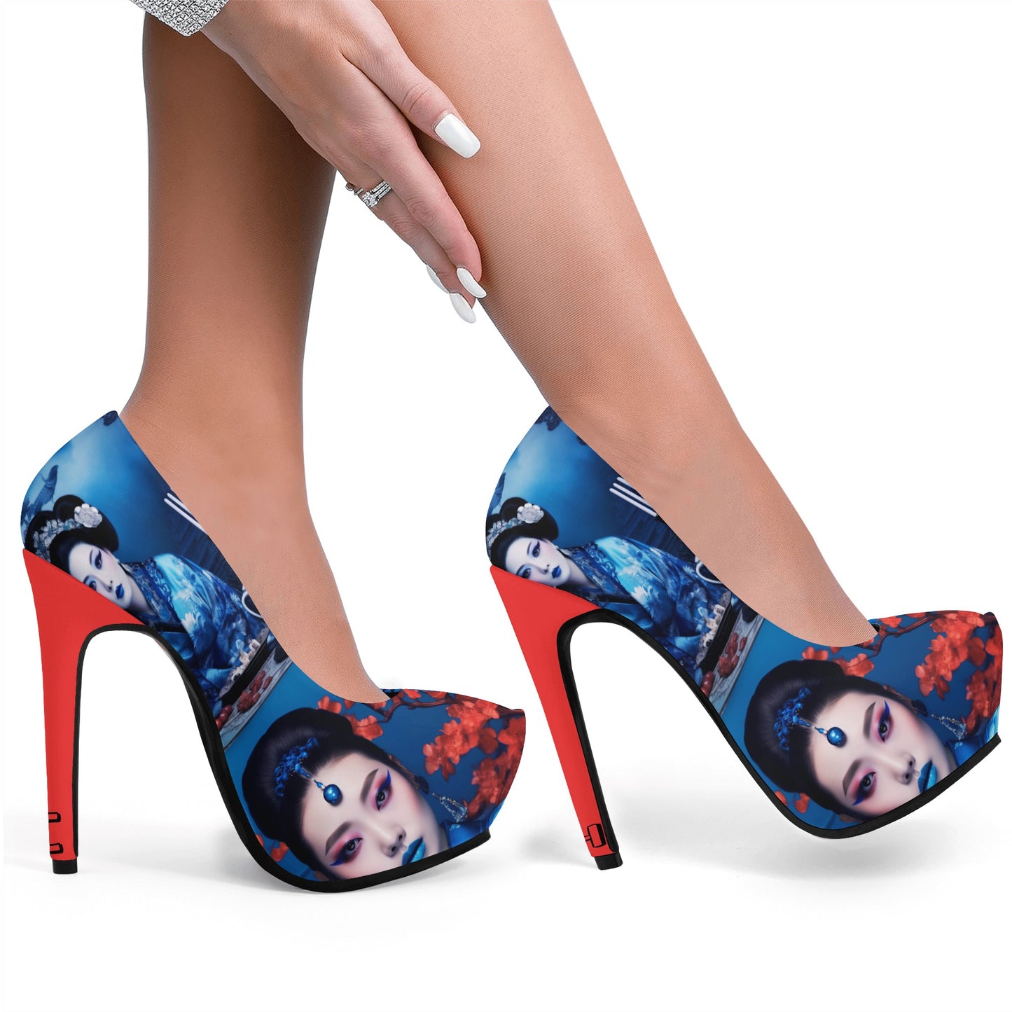 Cultured Heels ‘Azalea’-Platform Pumps 5 Inch High Heels
