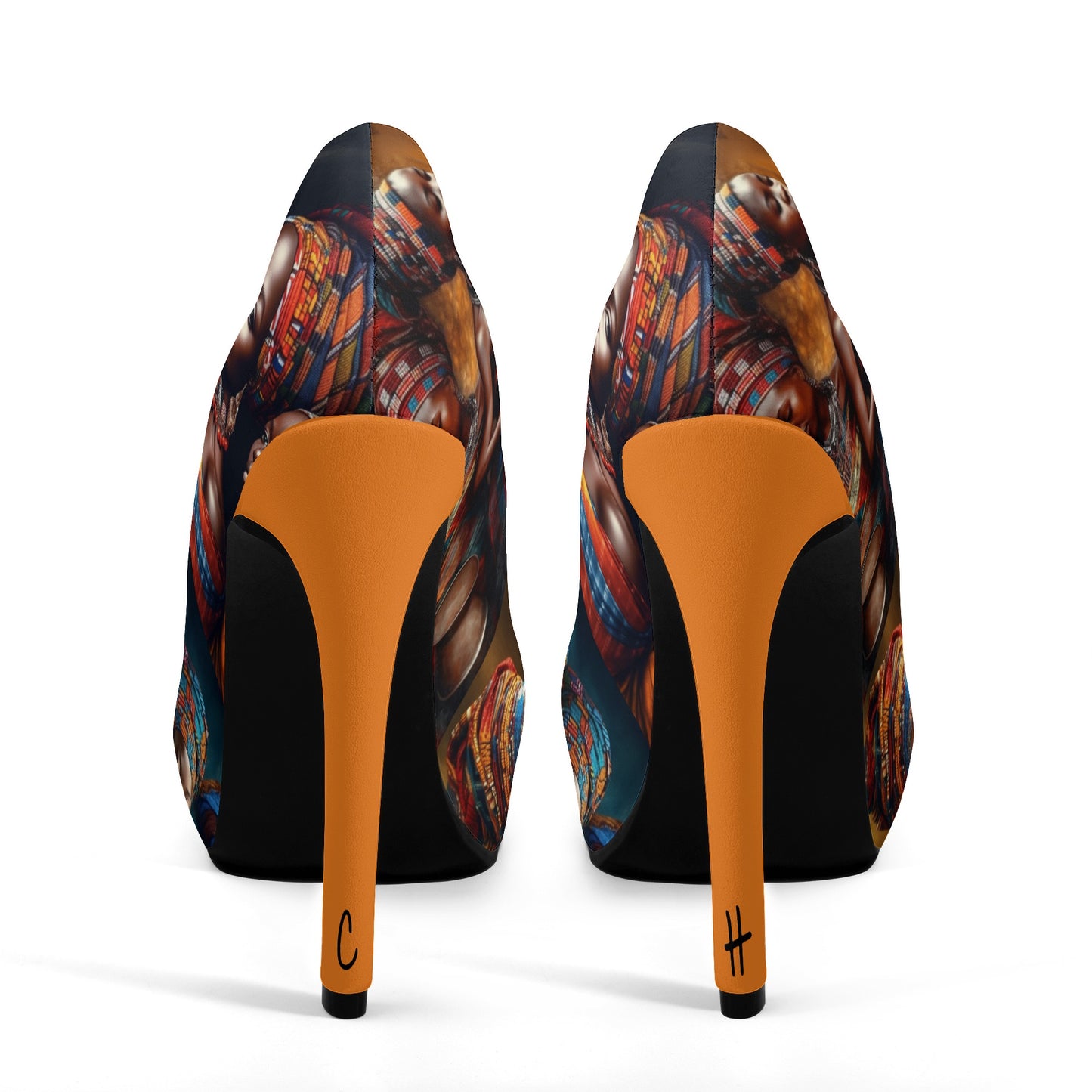 Cultured Heels ‘Moringa’- Womens Platform Pumps 5 Inch High Heels